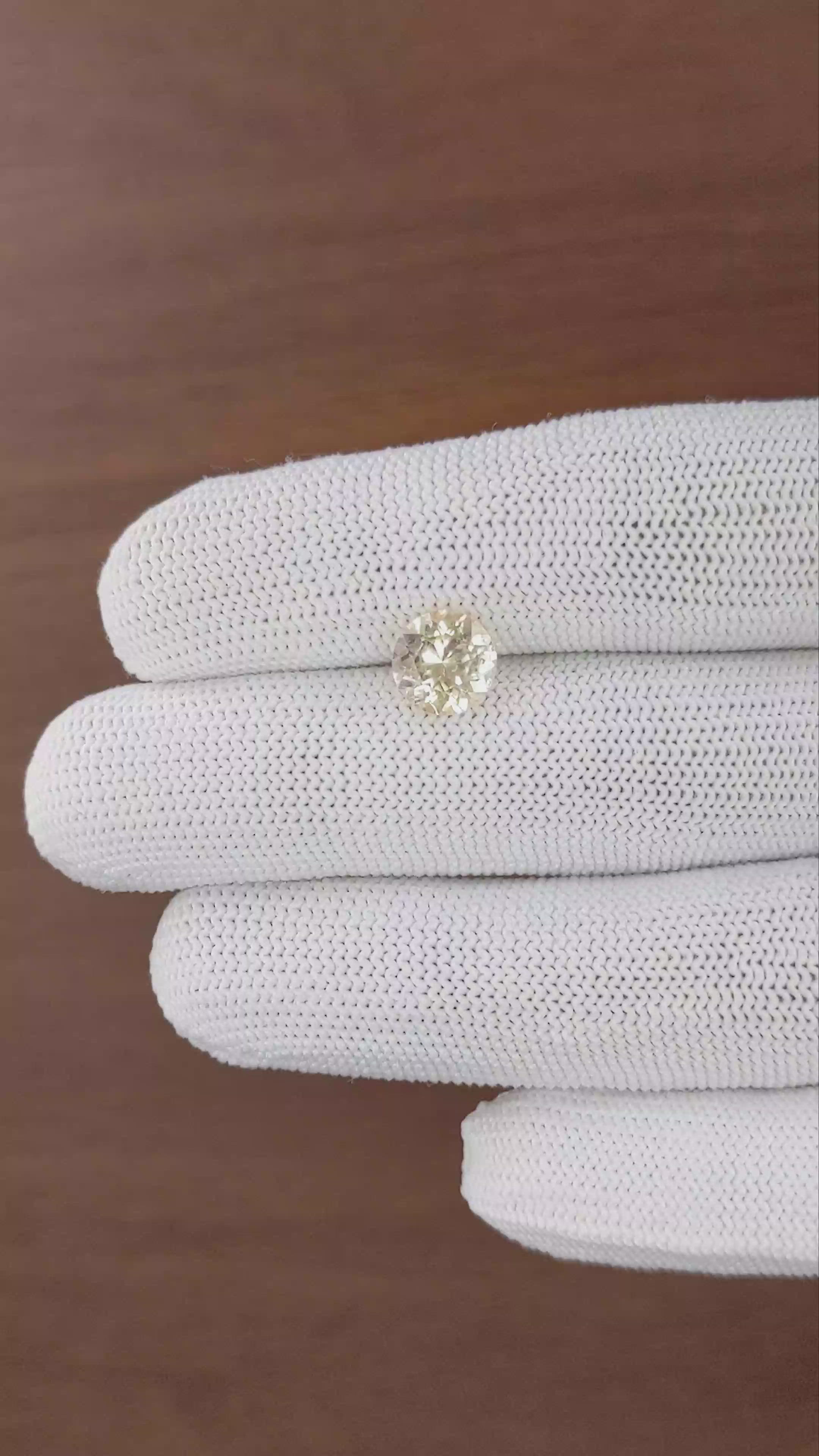 2.27 Ct. Yellow Sapphire from Ceylon (Sri Lanka) Size Video