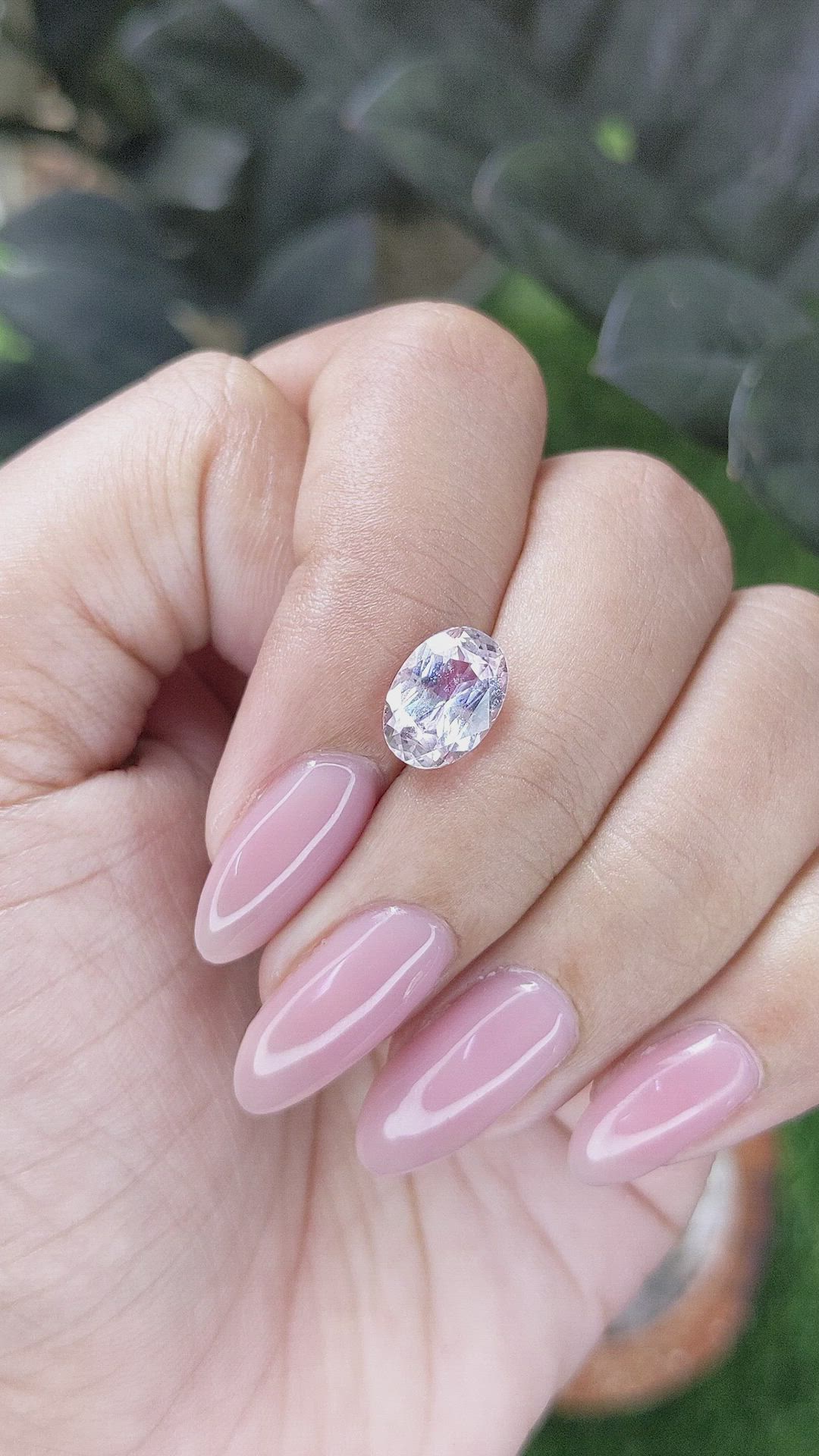 2.60 Ct. Pink Sapphire from Ceylon (Sri Lanka) Size Video