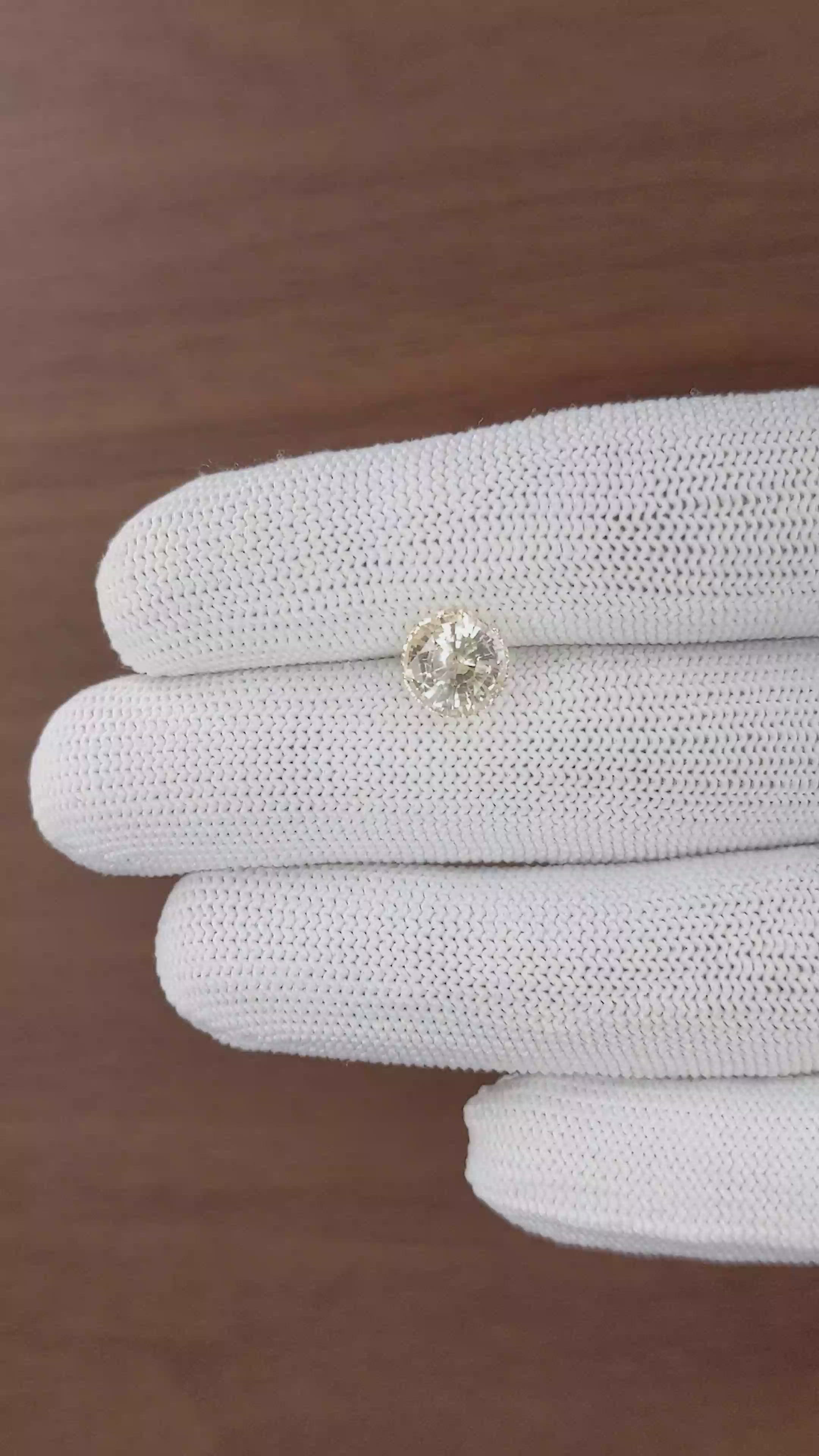 3.28 Ct. Yellow Sapphire from Ceylon (Sri Lanka) Size Video