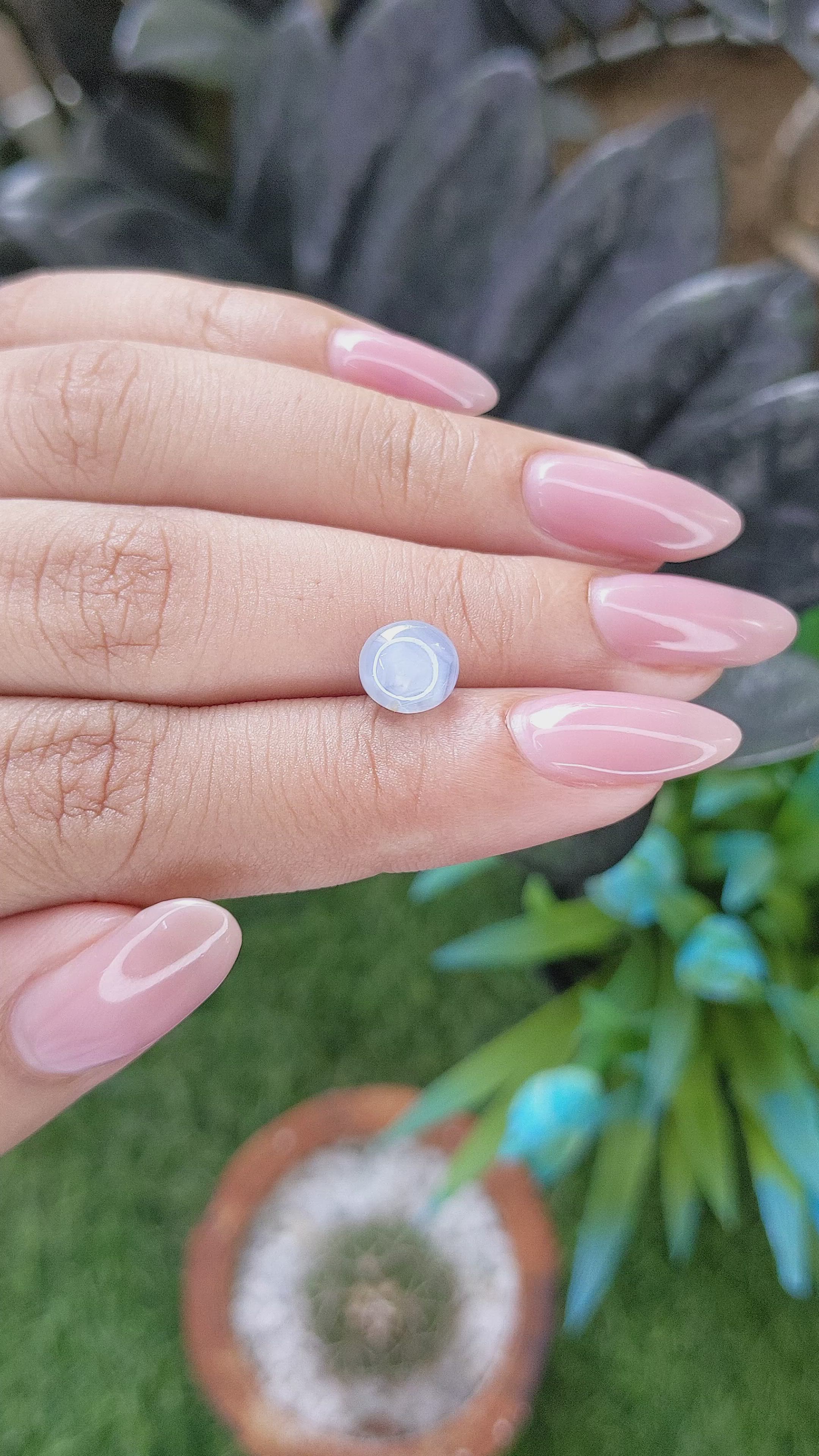 2.65 Ct. Blue Star Sapphire from Ceylon (Sri Lanka) Size Video