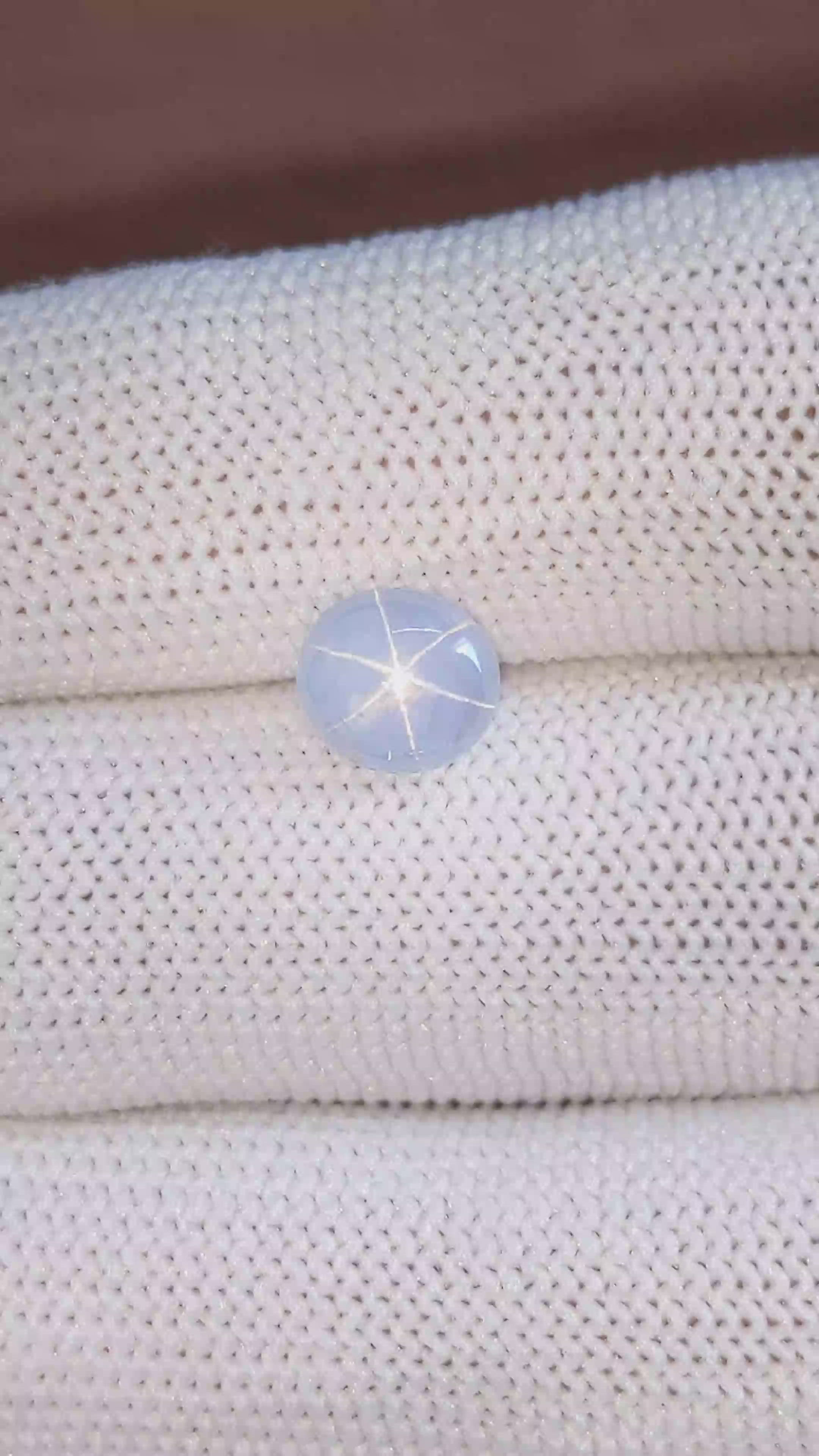 2.65 Ct. Blue Star Sapphire from Ceylon (Sri Lanka) Size Video
