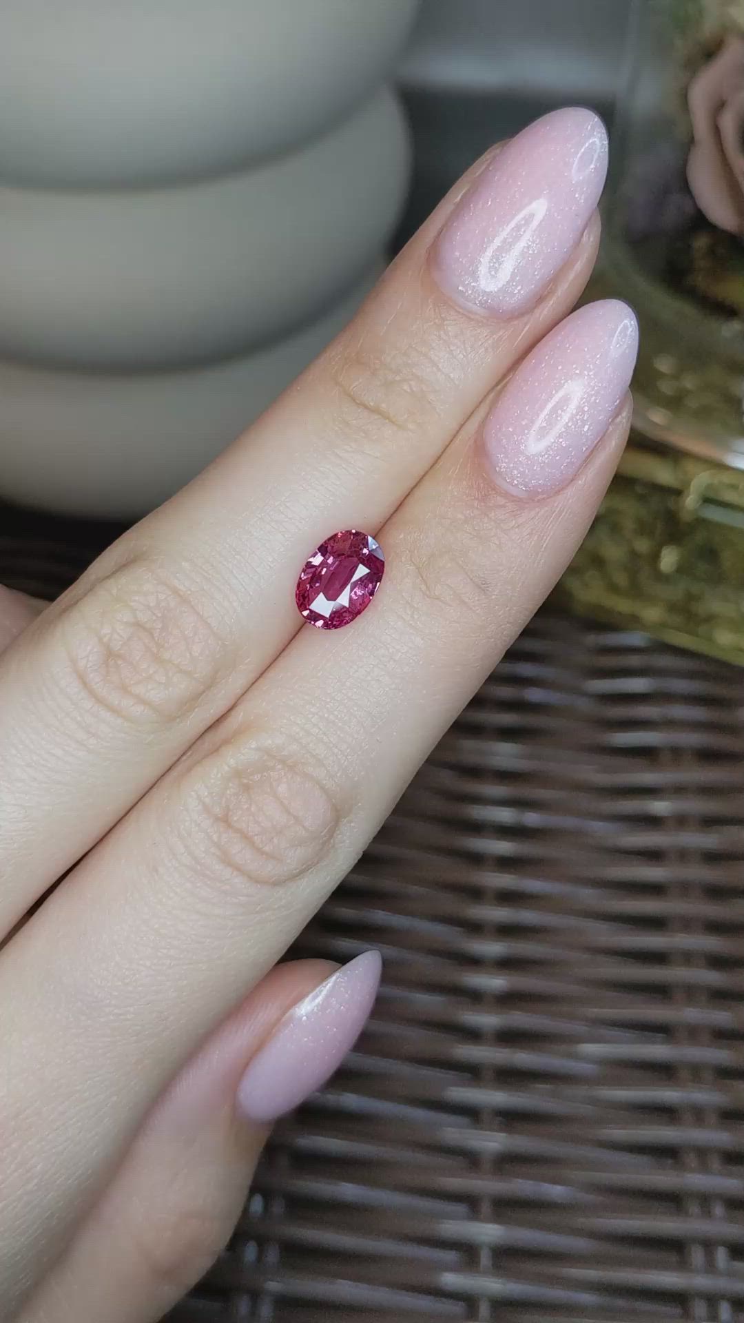 2.51 Ct. Padparadscha Sapphire from Madagascar Size Video