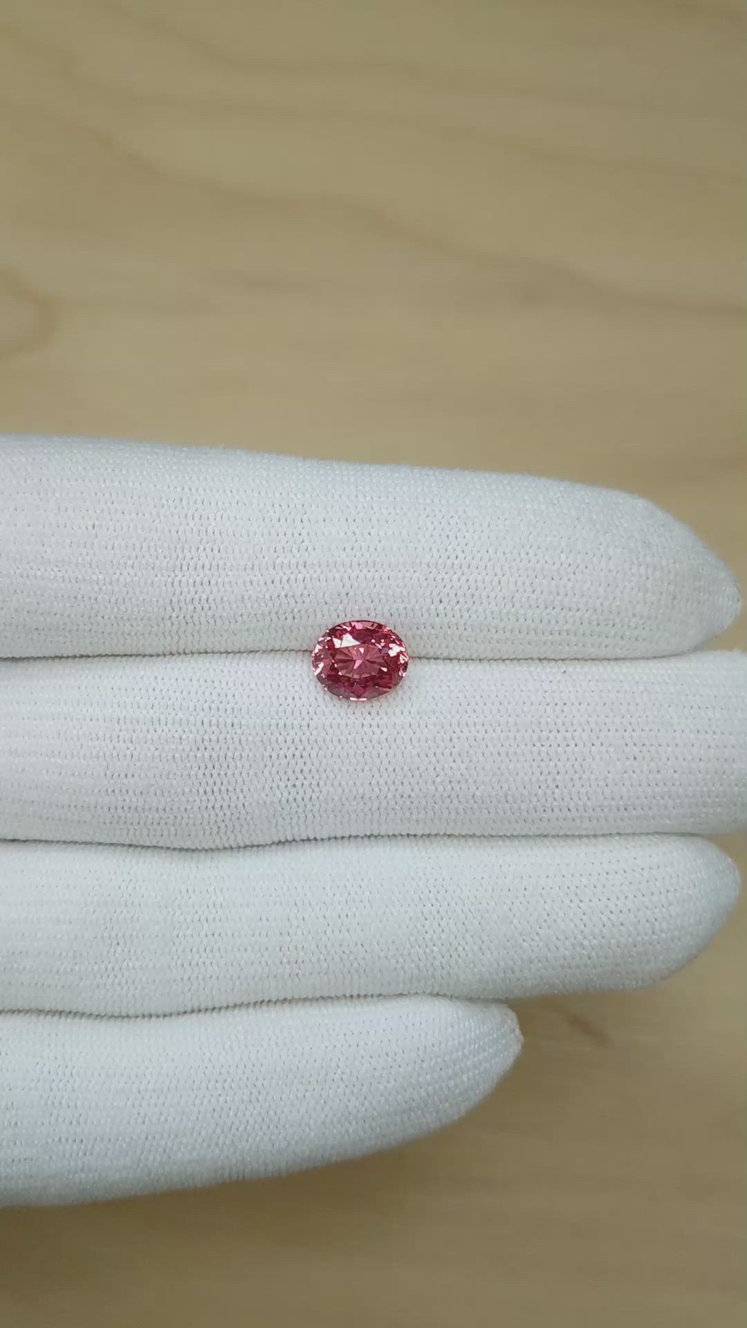 3.11 Ct. Padparadscha Sapphire from Madagascar Size Video