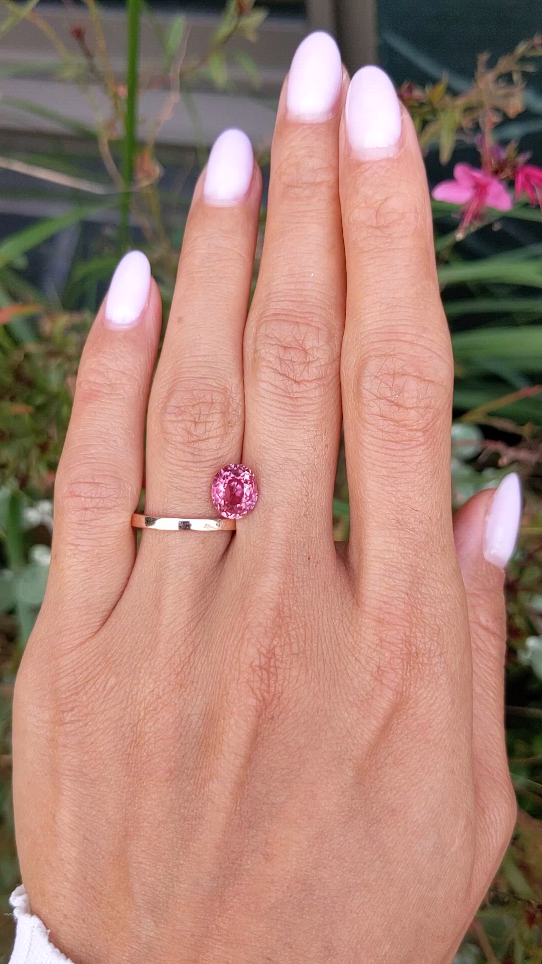 3.11 Ct. Padparadscha Sapphire from Madagascar Size Video