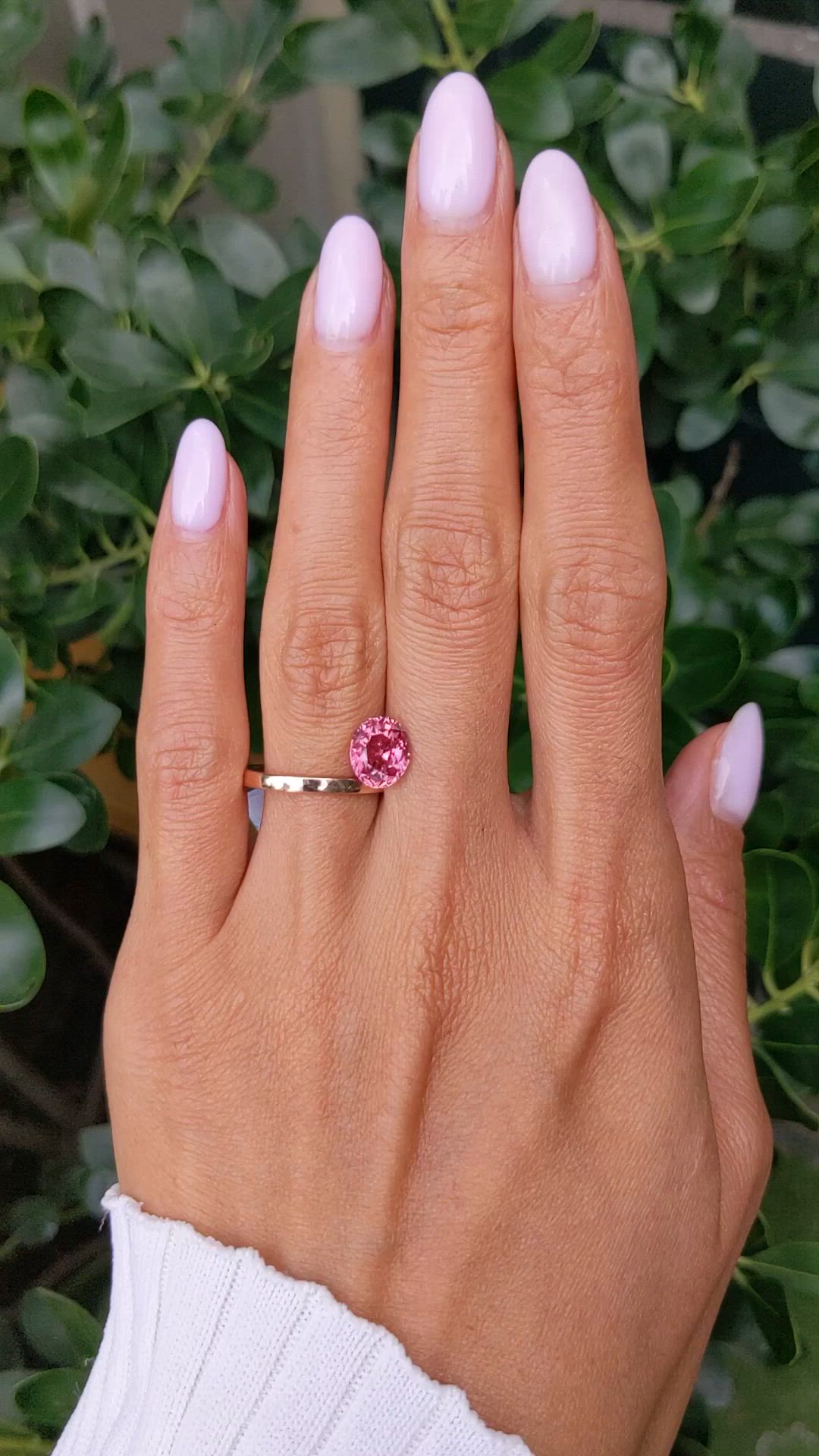 3.11 Ct. Padparadscha Sapphire from Madagascar Size Video