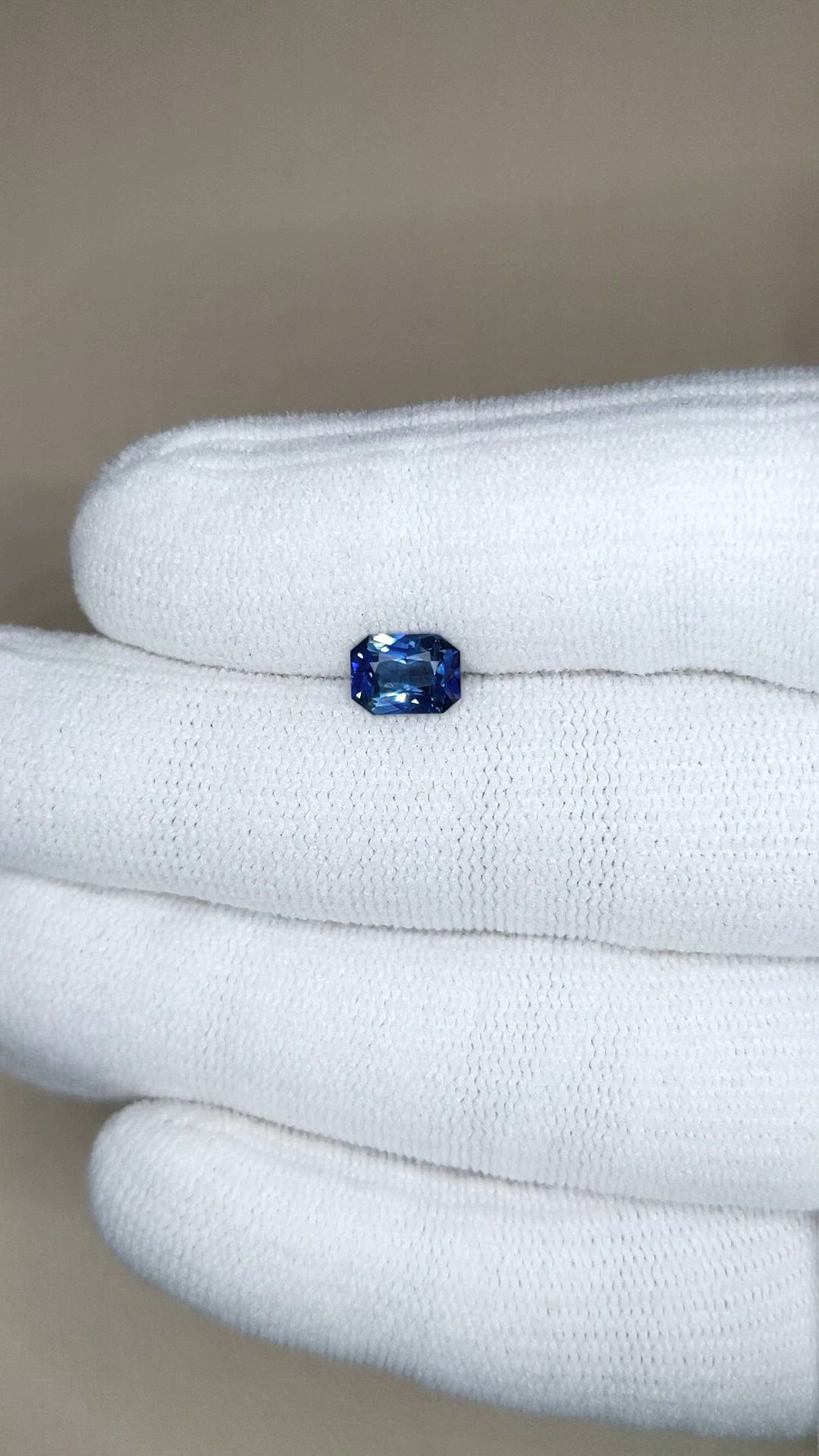 1.03 Ct. Blue Sapphire from Madagascar Size Video