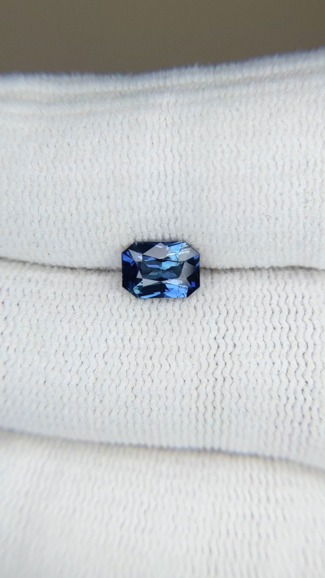 1.03 Ct. Blue Sapphire from Madagascar Size Video