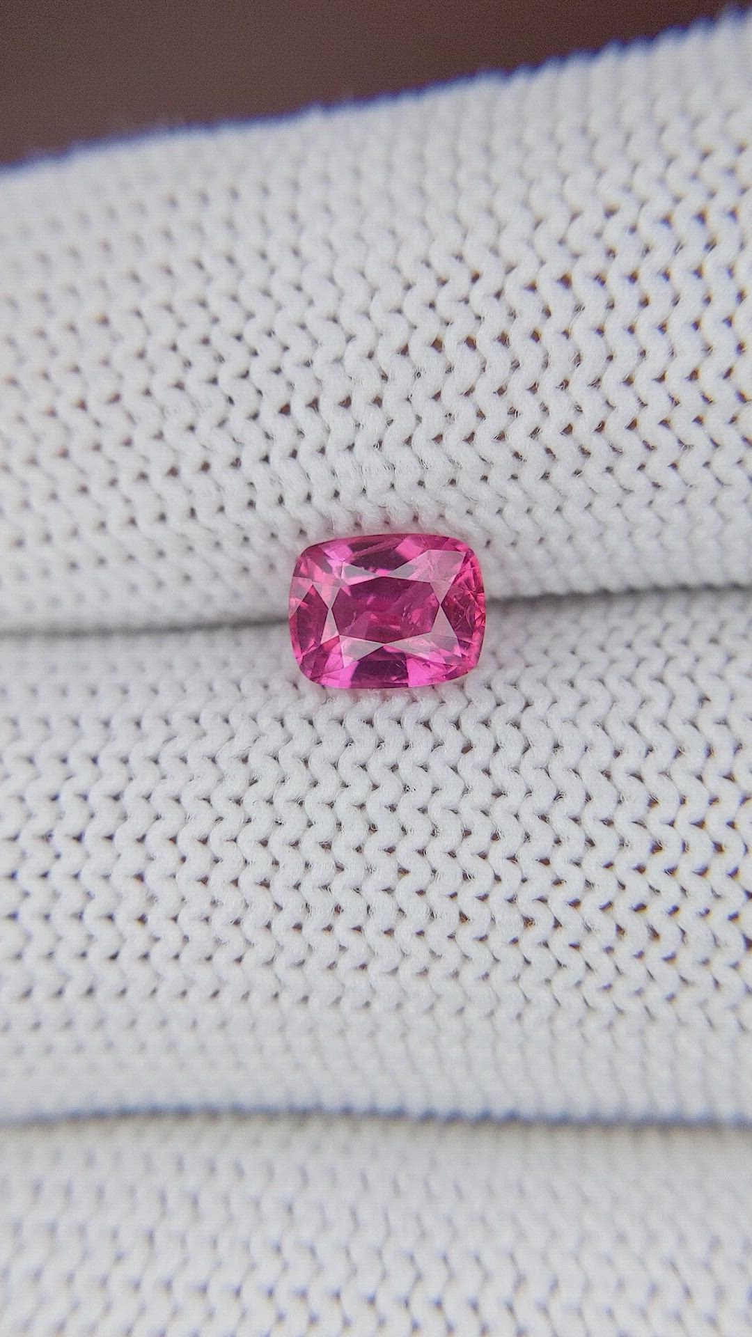 1.11 Ct. Reddish Pink Sapphire from Tanzania Size Video