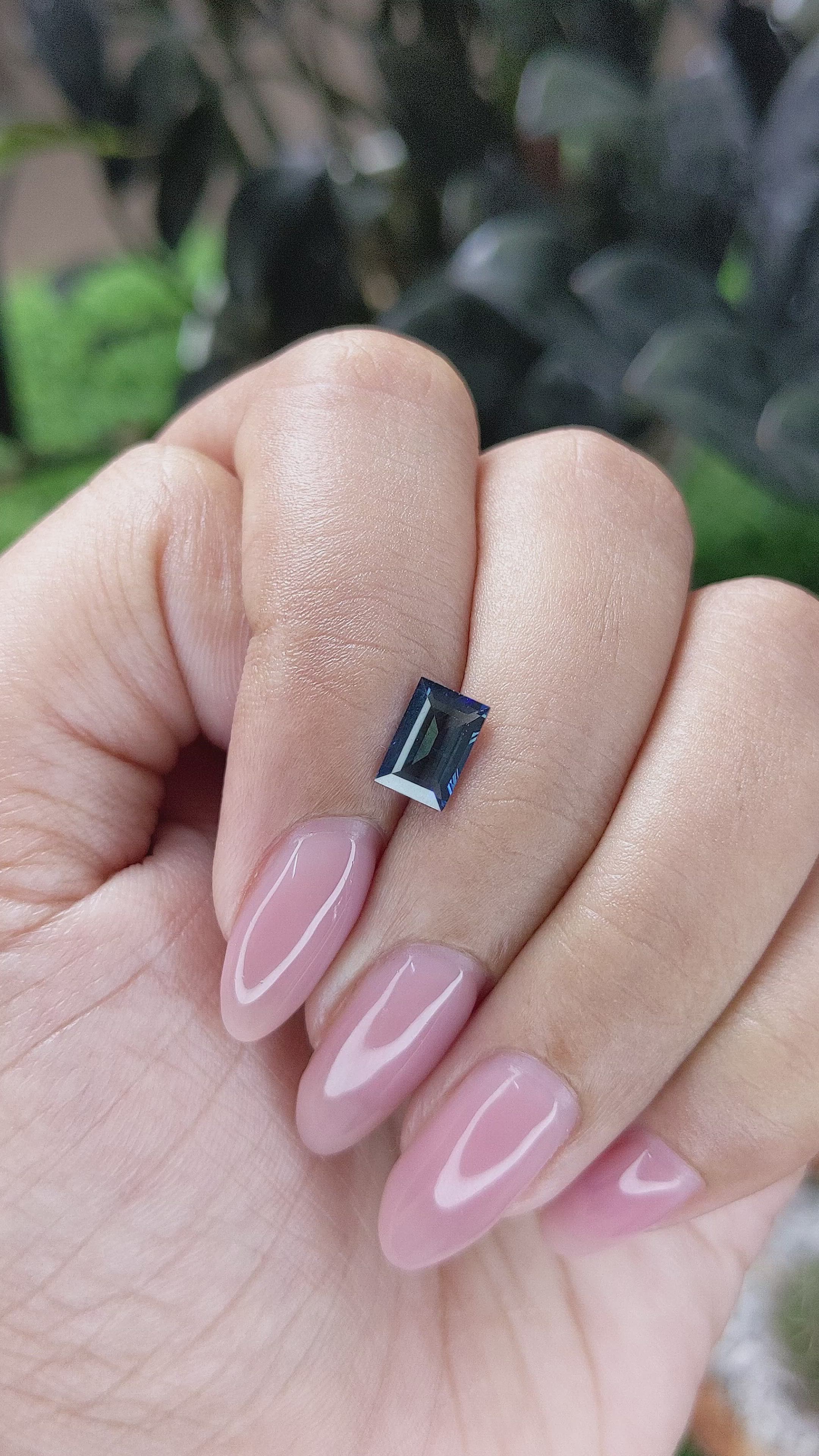 1.01 Ct. Blue Sapphire from Madagascar Size Video