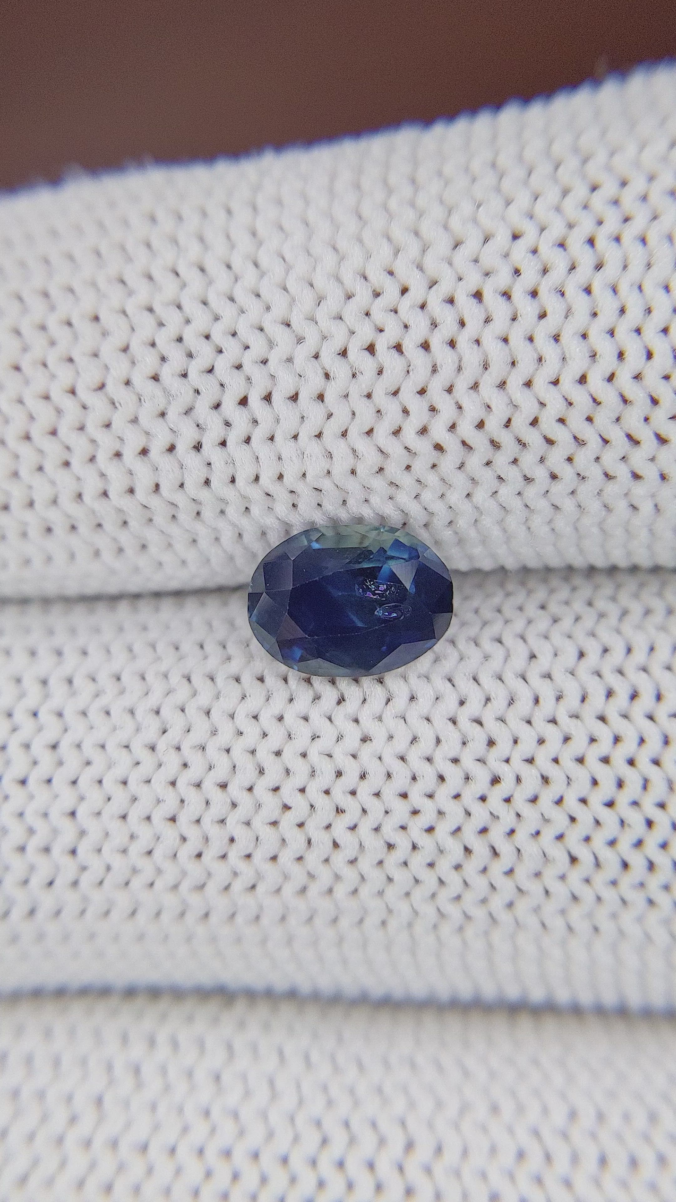 1.74 Ct. Blue Sapphire from Madagascar Size Video