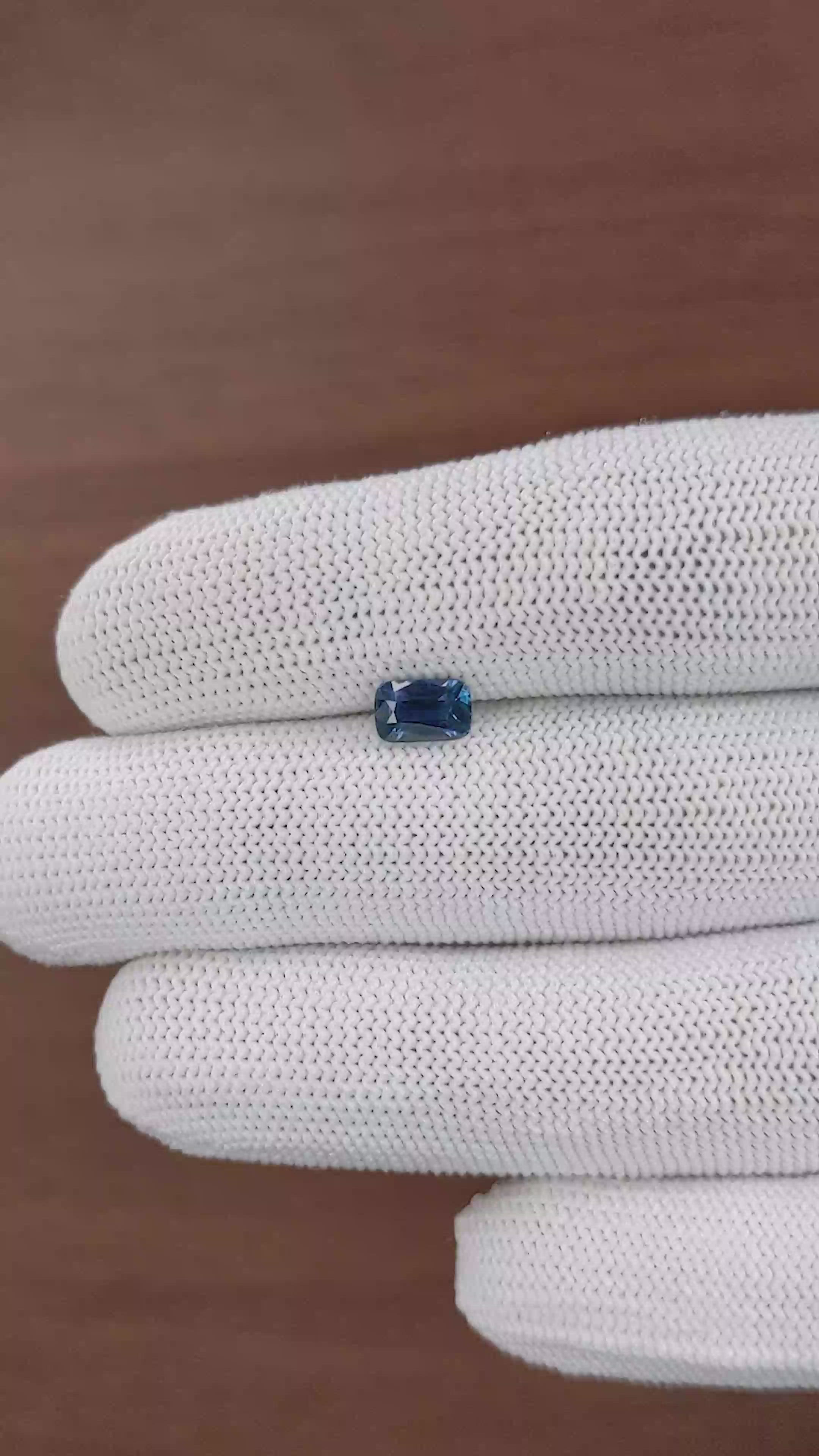 1.15 Ct. Blue Sapphire from Madagascar Size Video