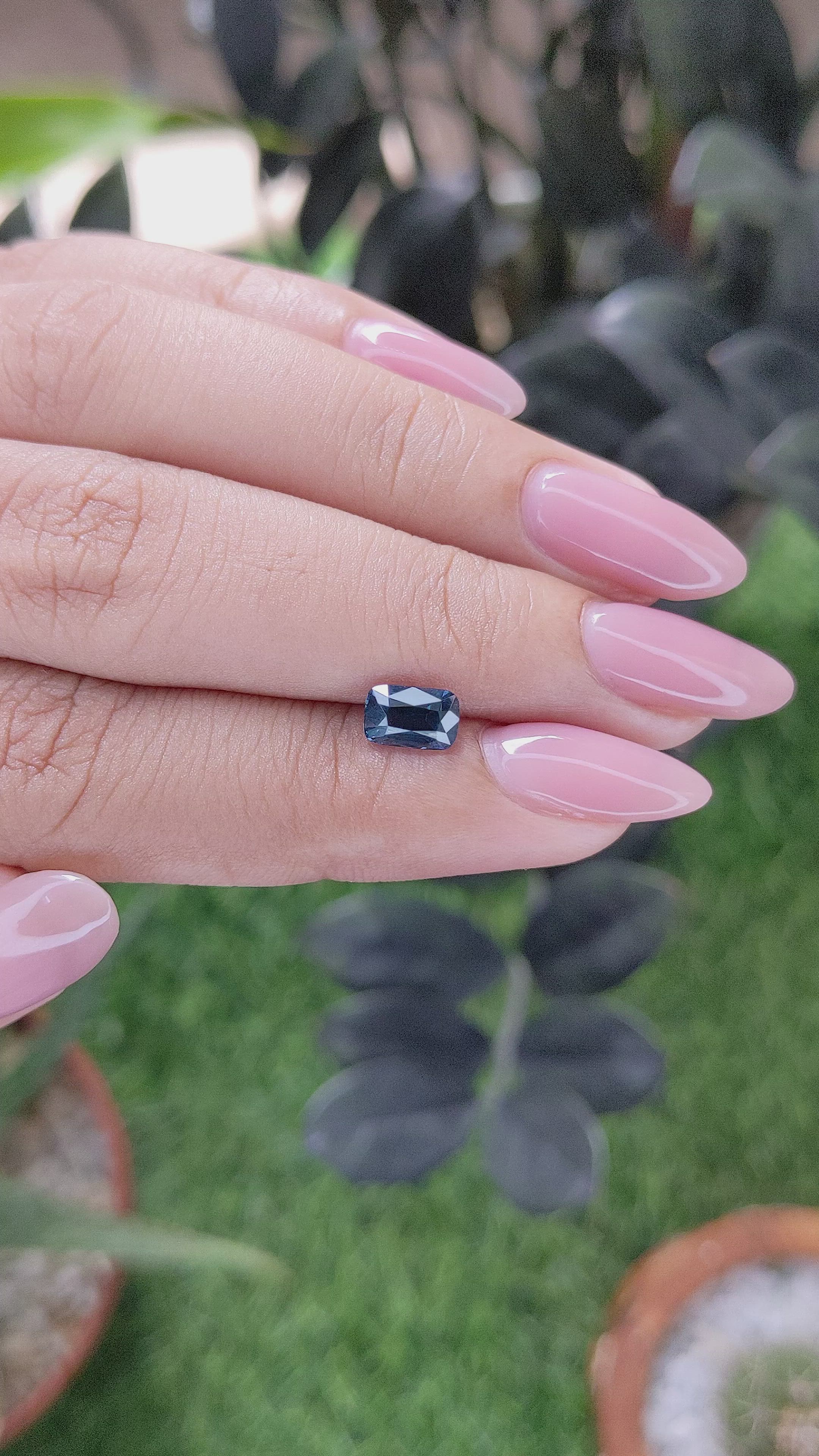 1.15 Ct. Blue Sapphire from Madagascar Size Video