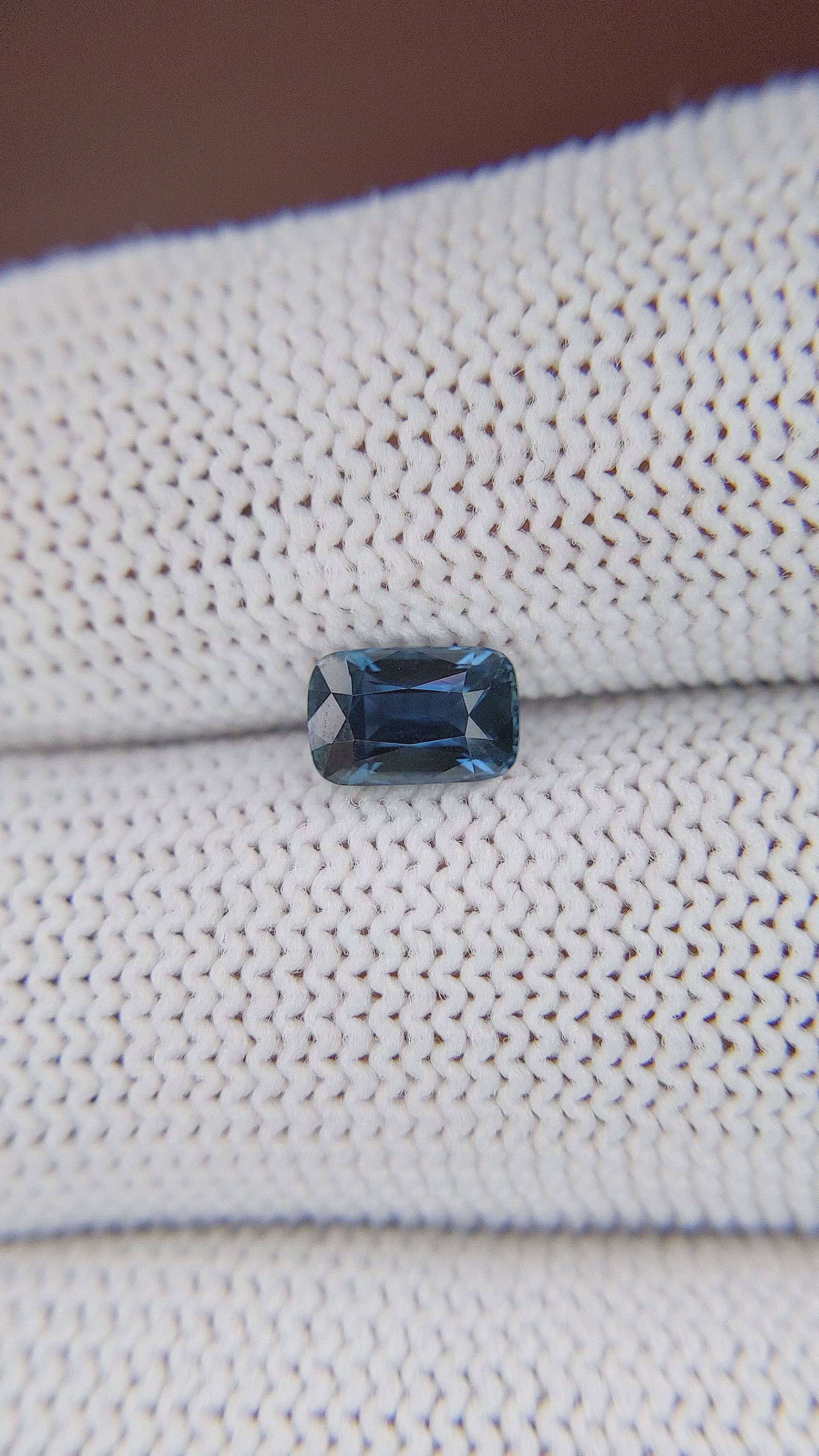 1.15 Ct. Blue Sapphire from Madagascar Size Video