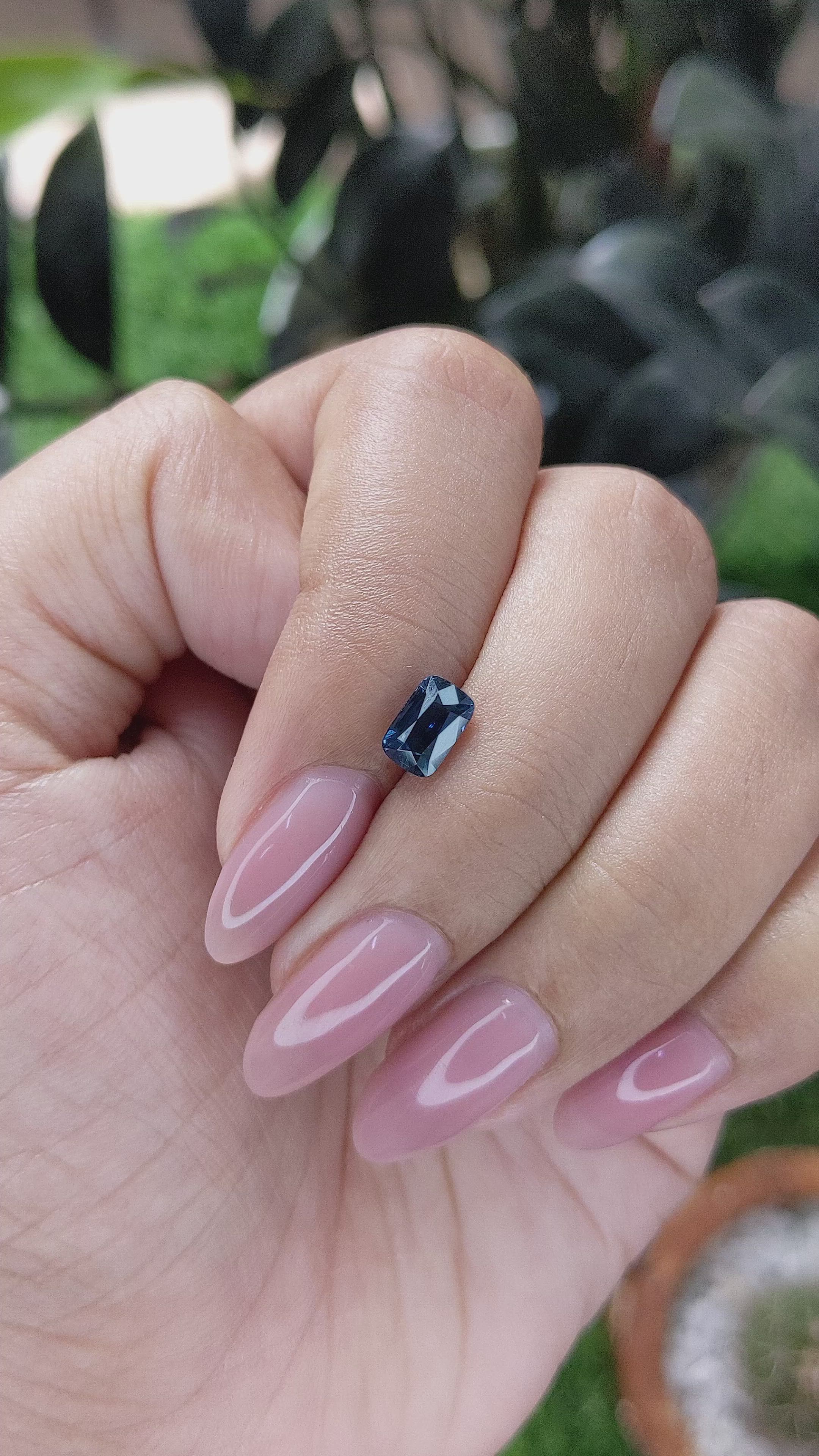 1.15 Ct. Blue Sapphire from Madagascar Size Video