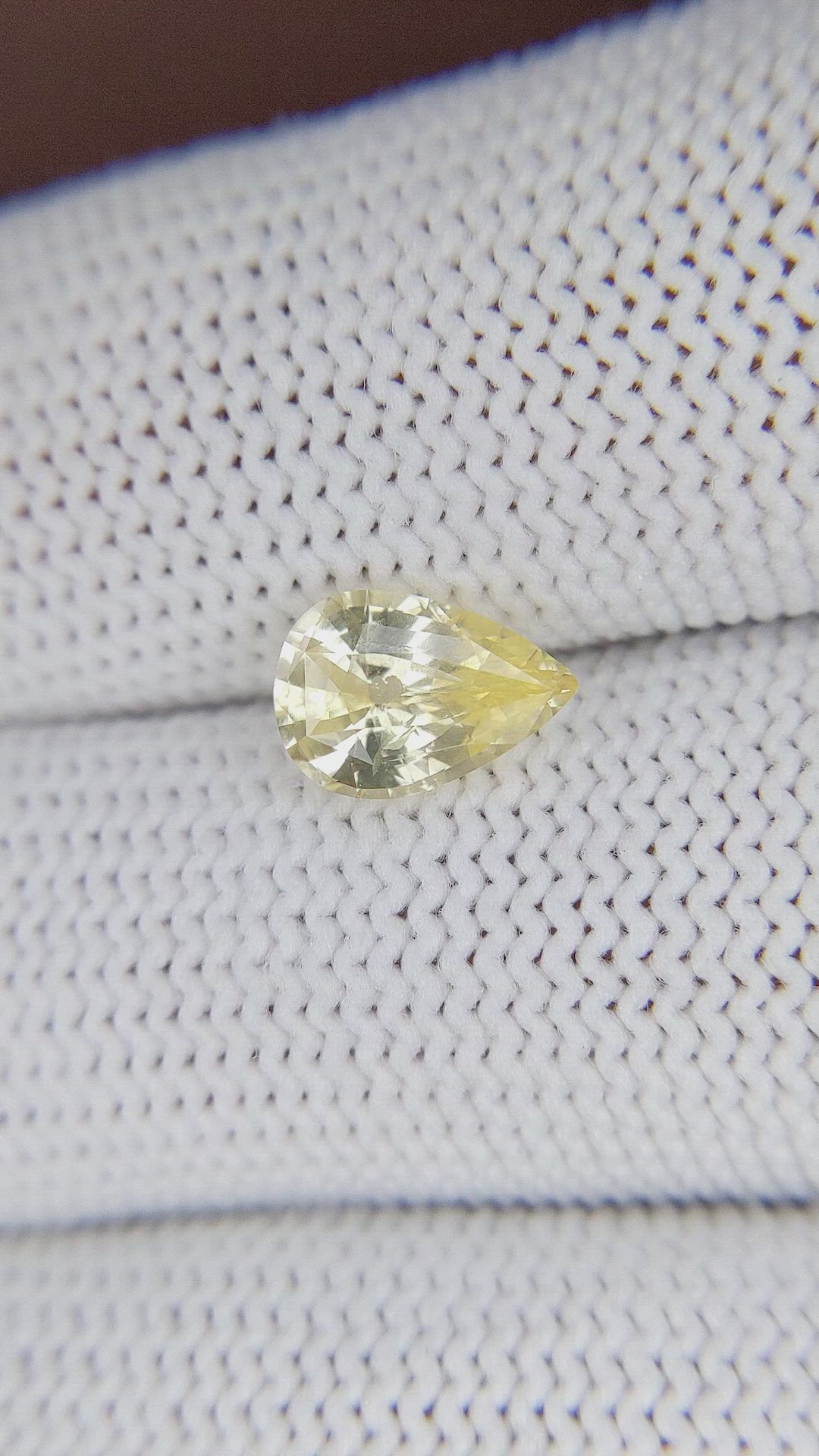 1.44 Ct. Yellow Sapphire from Ceylon (Sri Lanka) Size Video