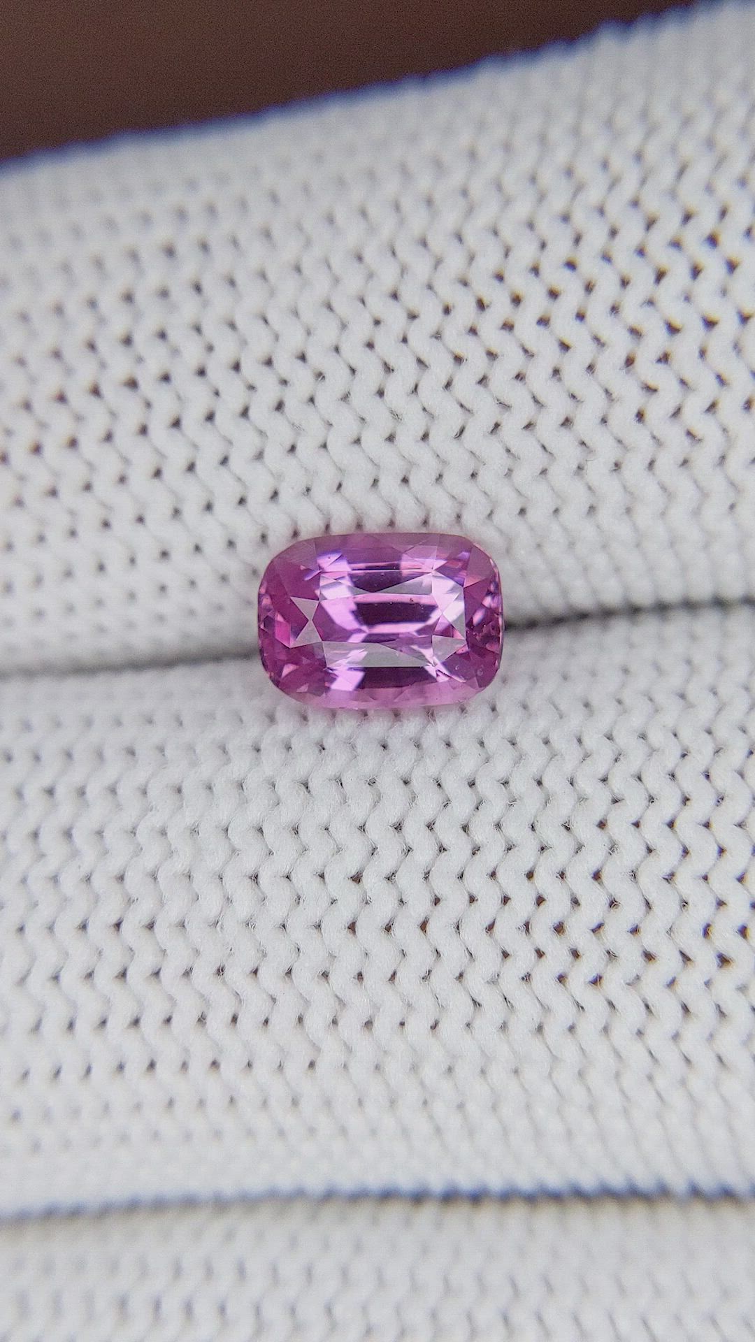 1.54 Ct. Purplish Pink Sapphire from Ceylon (Sri Lanka) Size Video