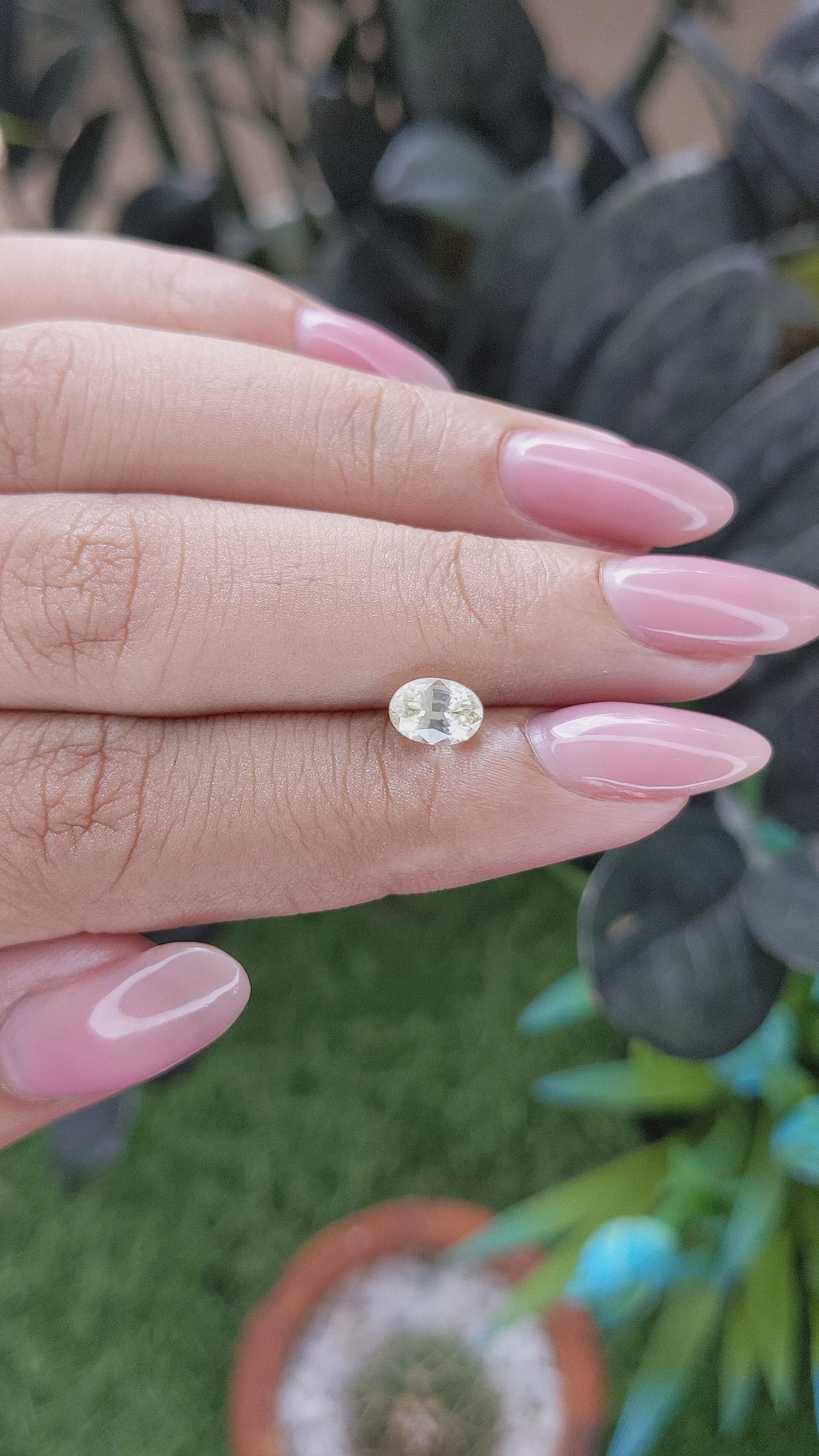 1.12 Ct. Yellow Sapphire from Ceylon (Sri Lanka) Size Video