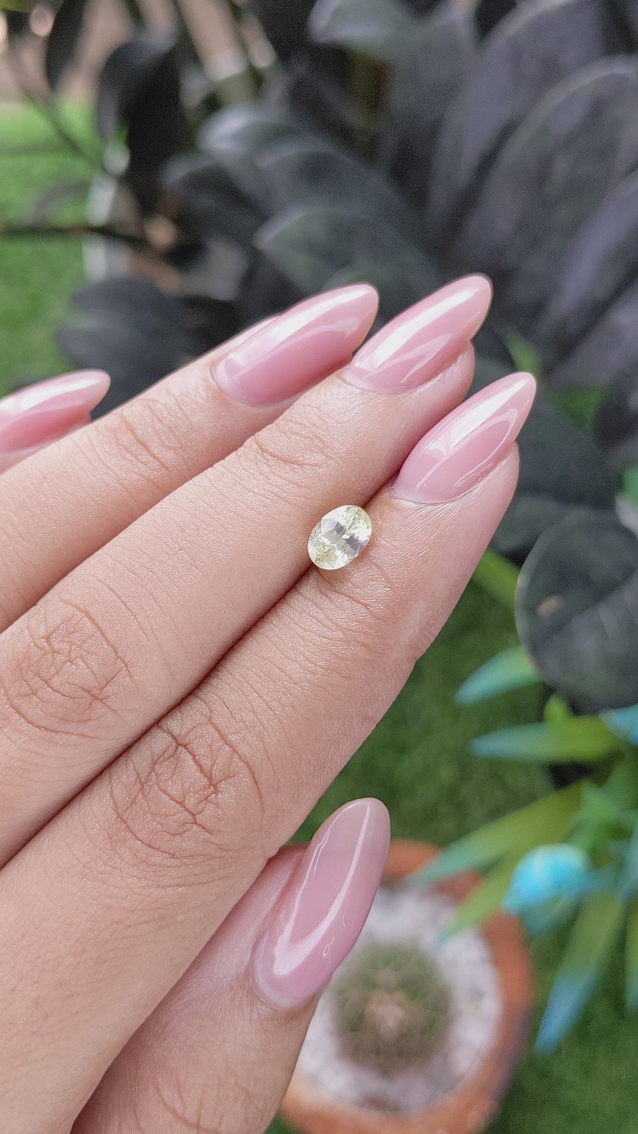 1.12 Ct. Yellow Sapphire from Ceylon (Sri Lanka) Size Video