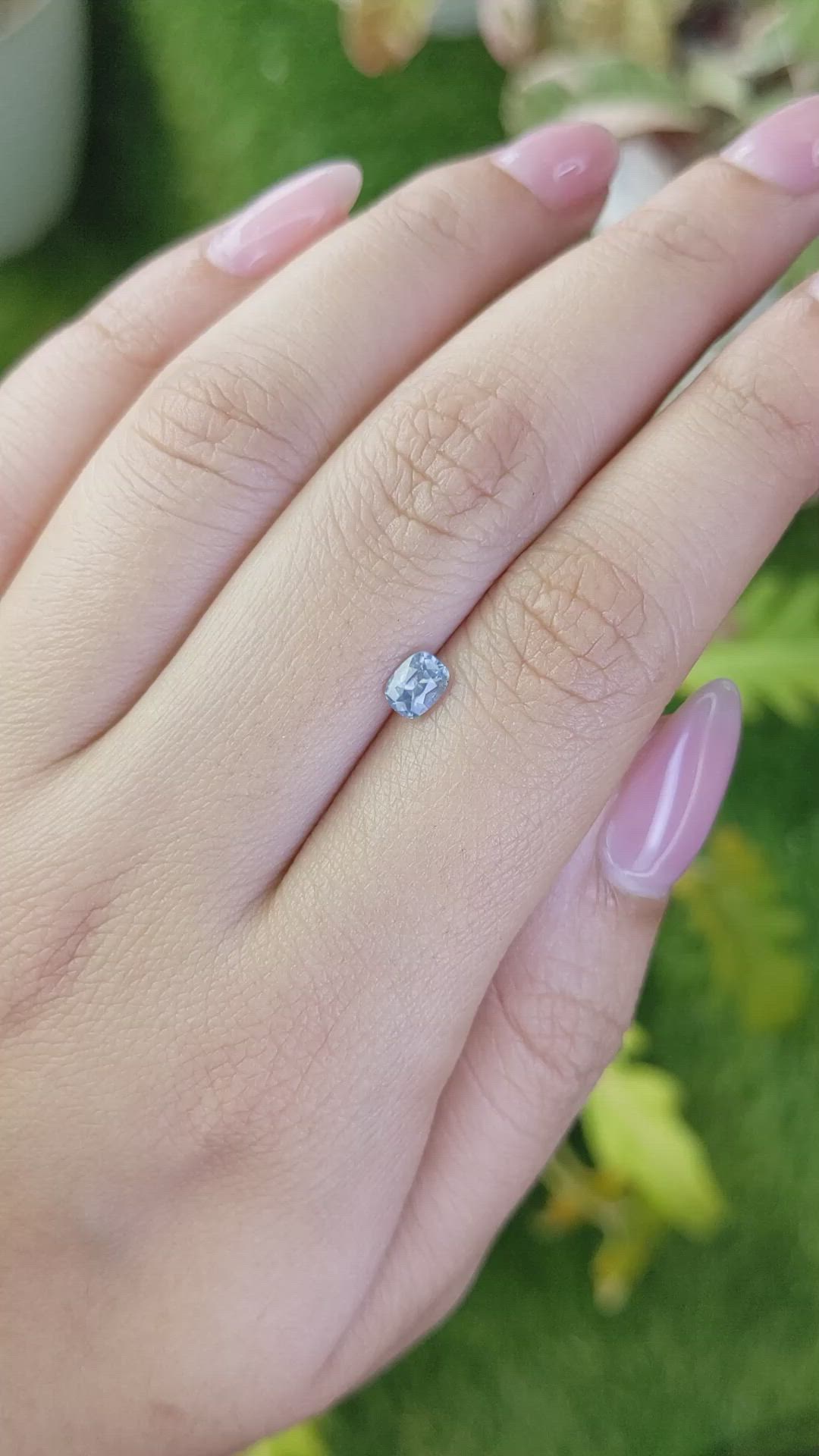 0.48 Ct. Blue Sapphire from Ceylon (Sri Lanka) Size Video
