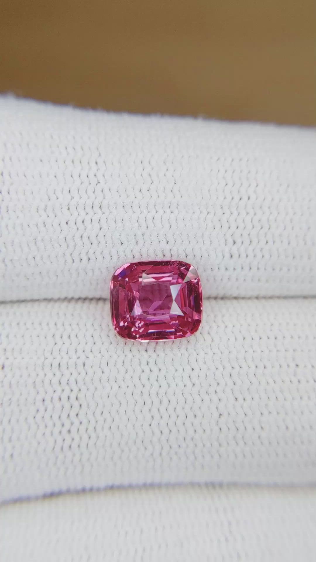 3.01 Ct. Pink Sapphire from Madagascar Size Video