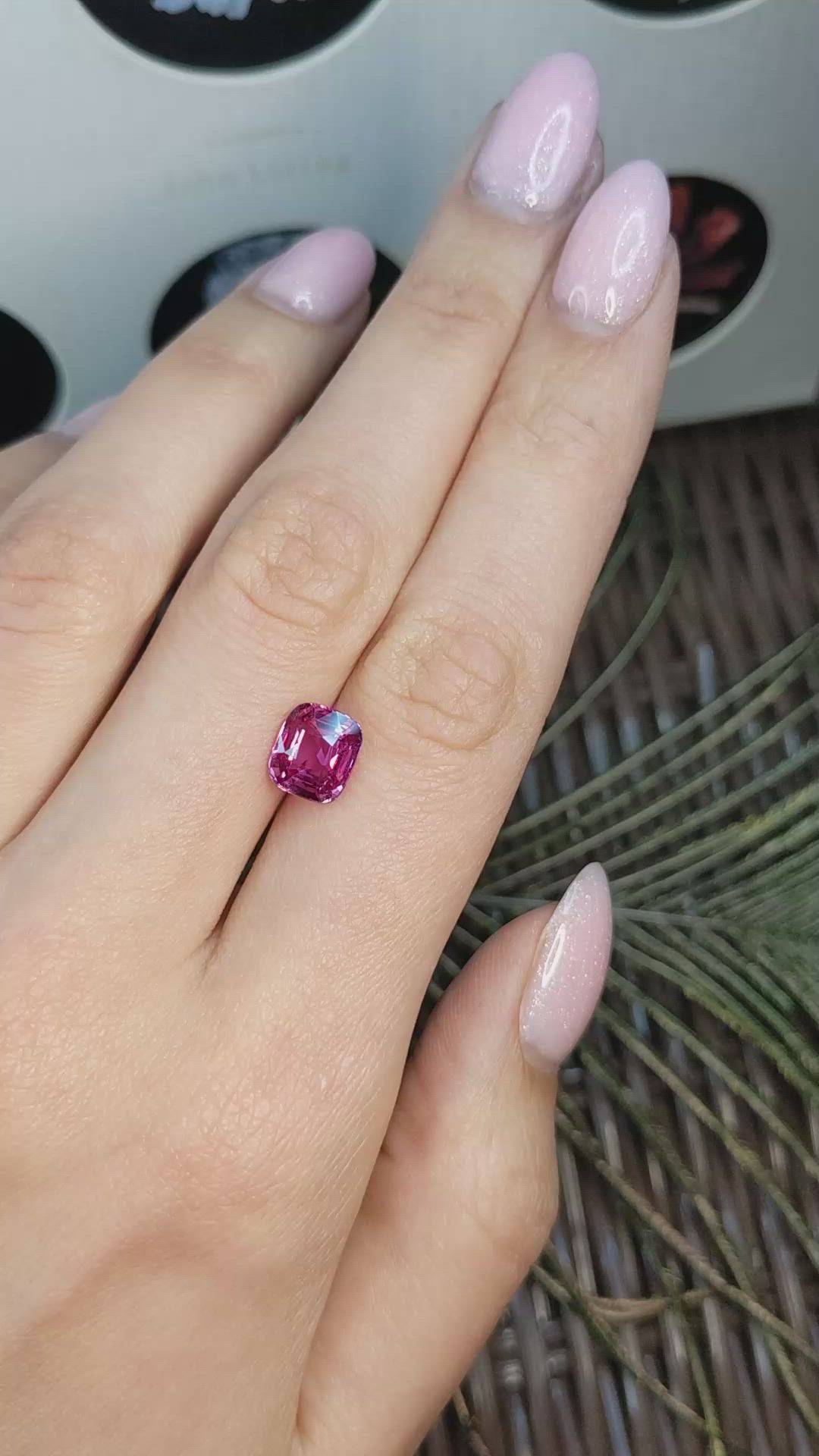 3.01 Ct. Pink Sapphire from Madagascar Size Video