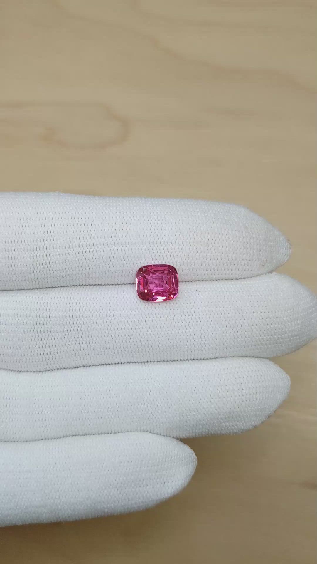 3.01 Ct. Pink Sapphire from Madagascar Size Video