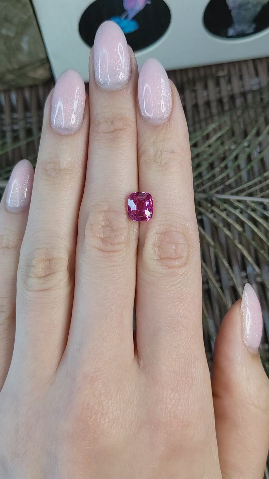 3.01 Ct. Pink Sapphire from Madagascar Size Video