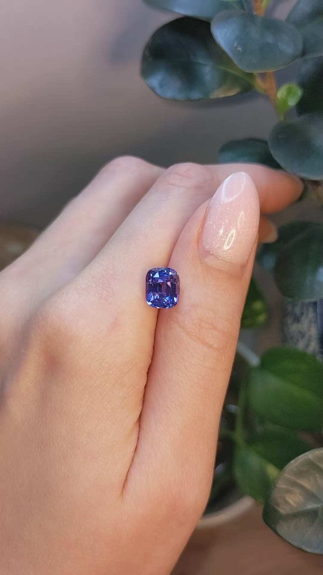 4.23 Ct. Color Change Sapphire from Madagascar Size Video