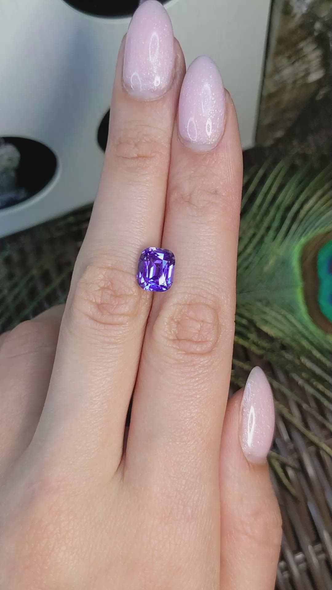 4.23 Ct. Color Change Sapphire from Madagascar Size Video