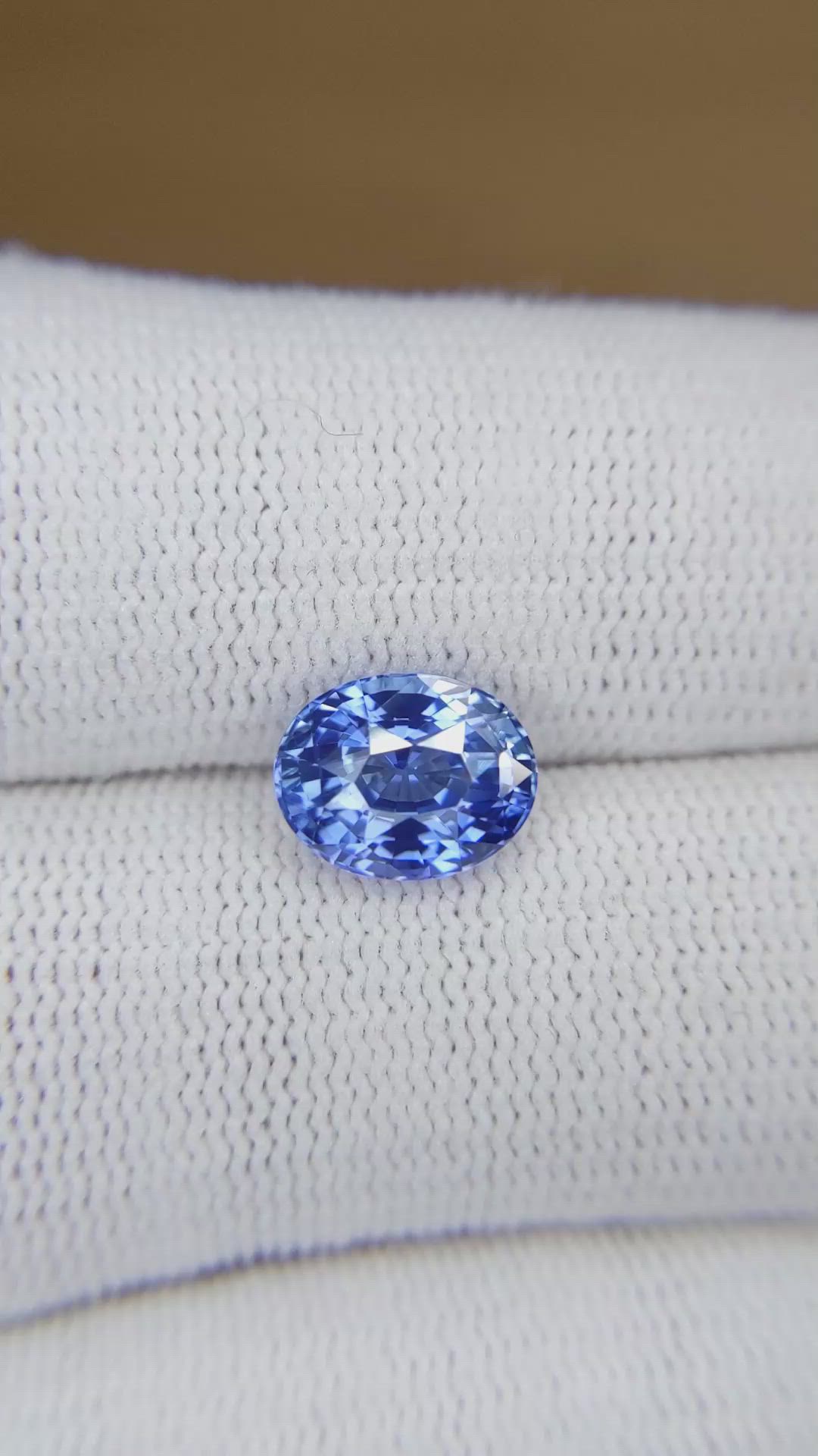 3.09 Ct. Blue Sapphire from Madagascar Size Video