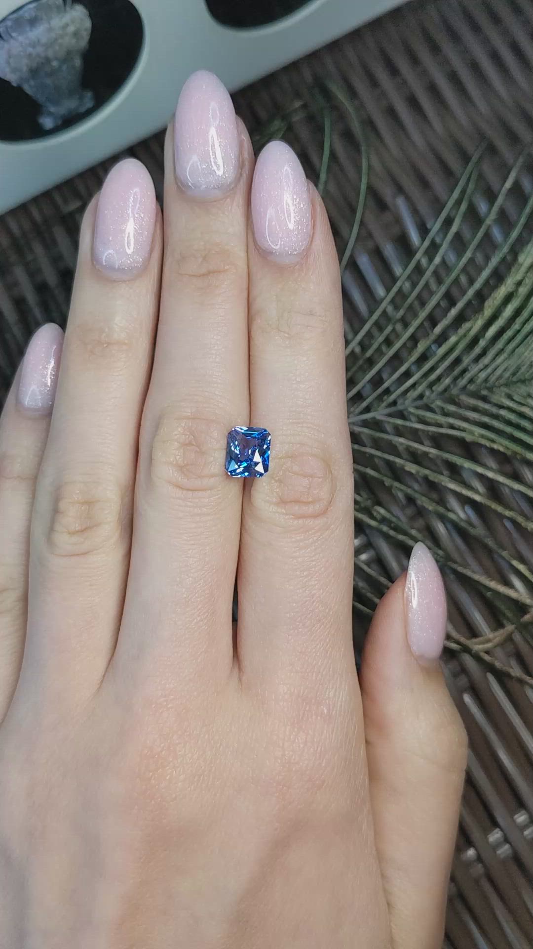 3.01 Ct. Blue Sapphire from Ceylon (Sri Lanka) Size Video