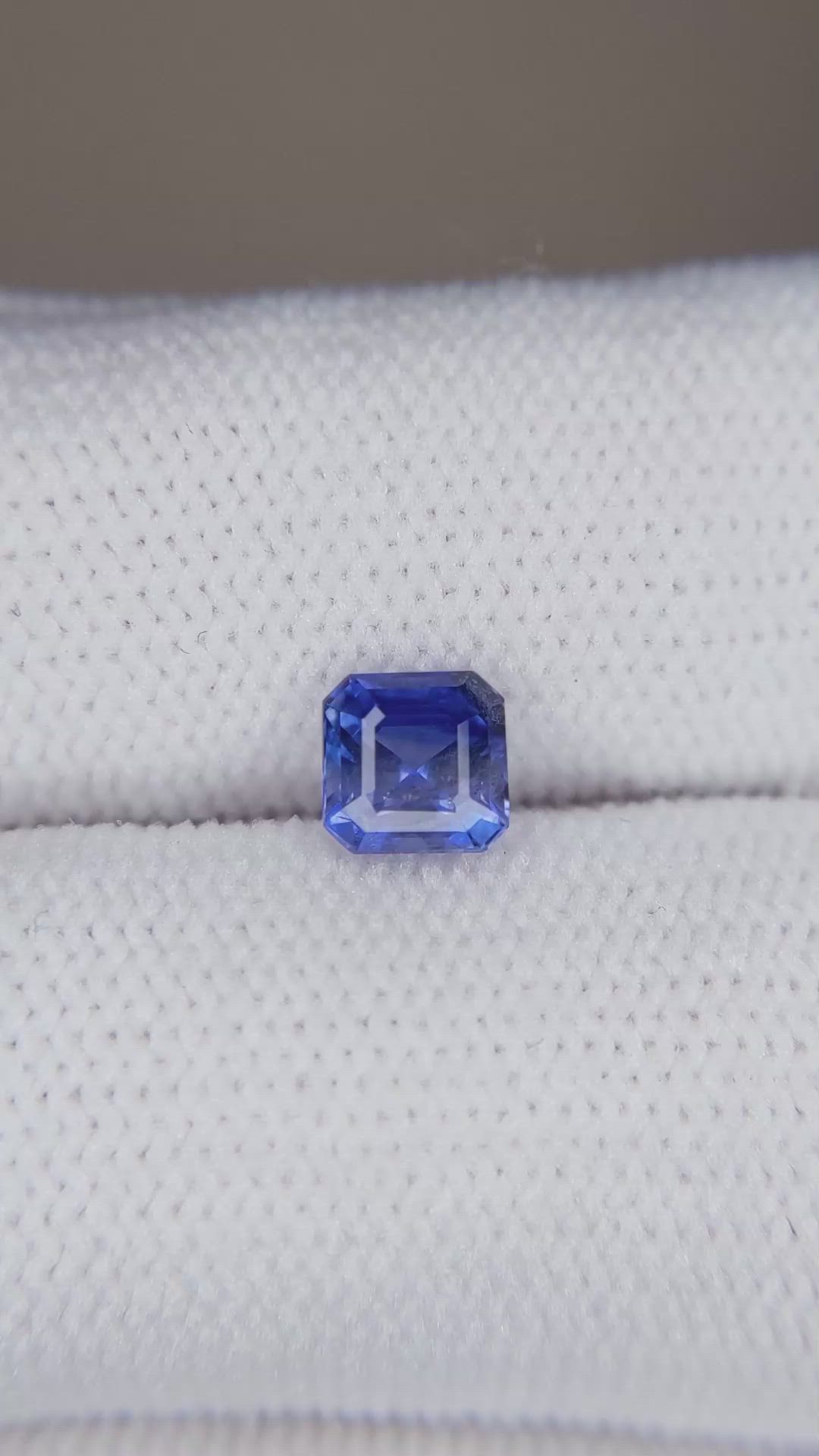 0.85 Ct. Blue Sapphire from Madagascar Size Video