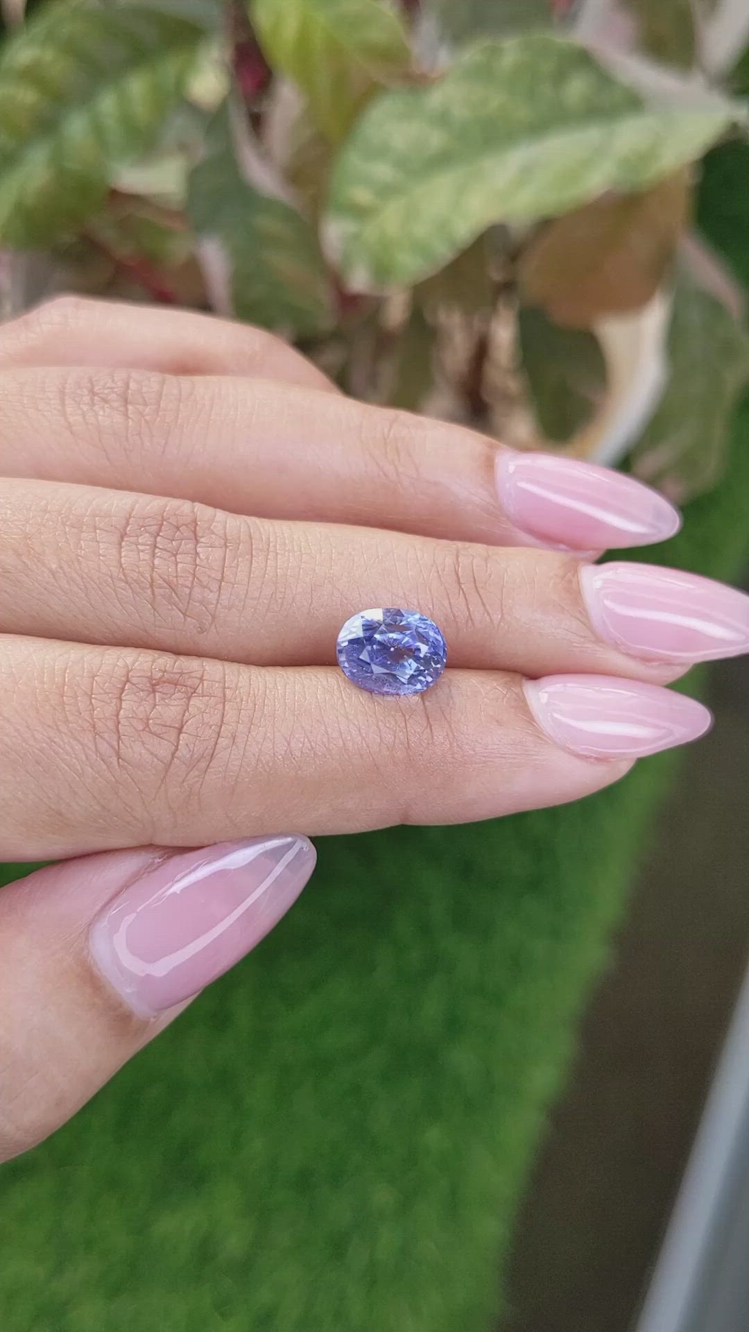 4.08 Ct. Blue Sapphire from Ceylon (Sri Lanka) Size Video