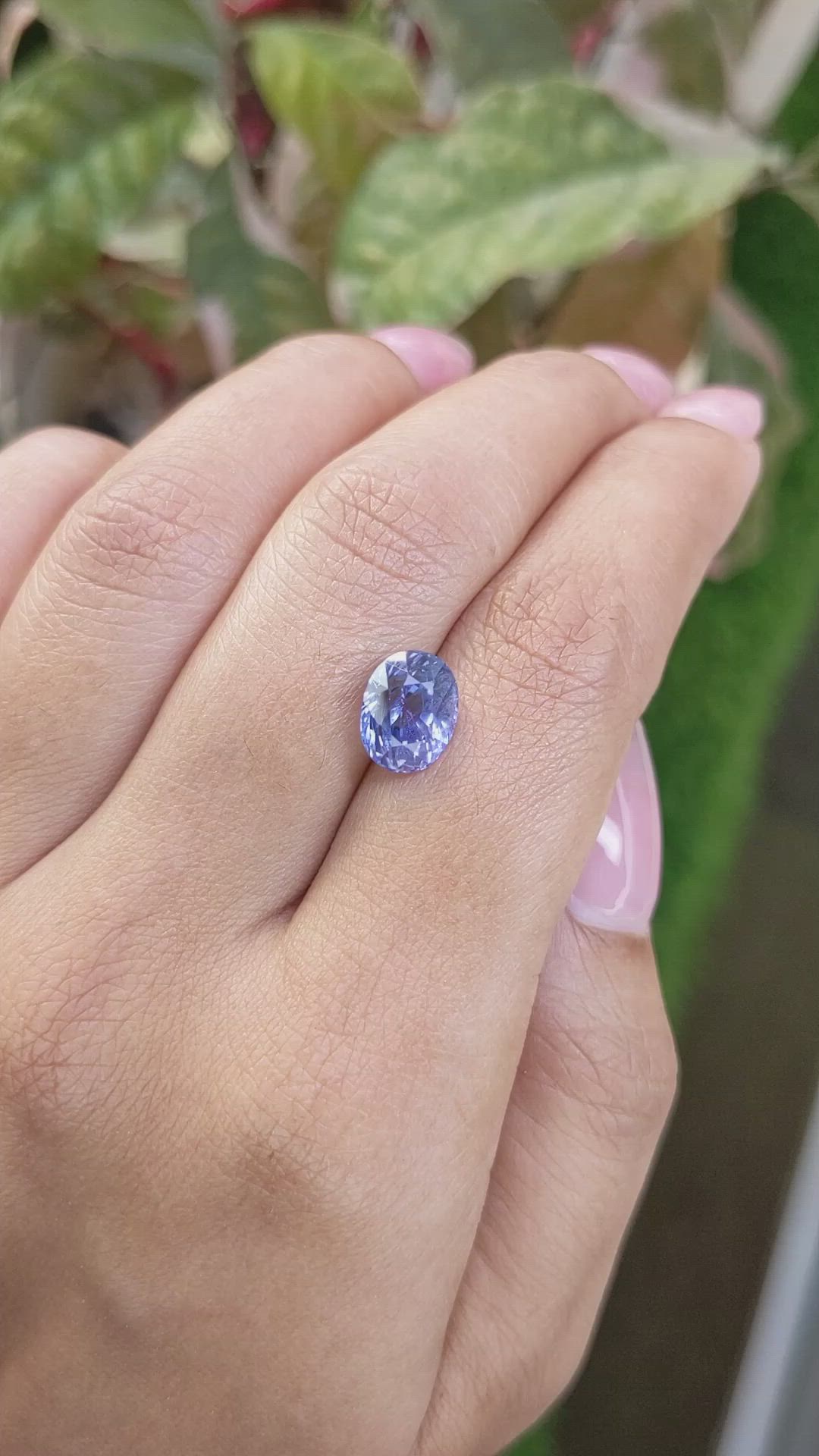 4.08 Ct. Blue Sapphire from Ceylon (Sri Lanka) Size Video