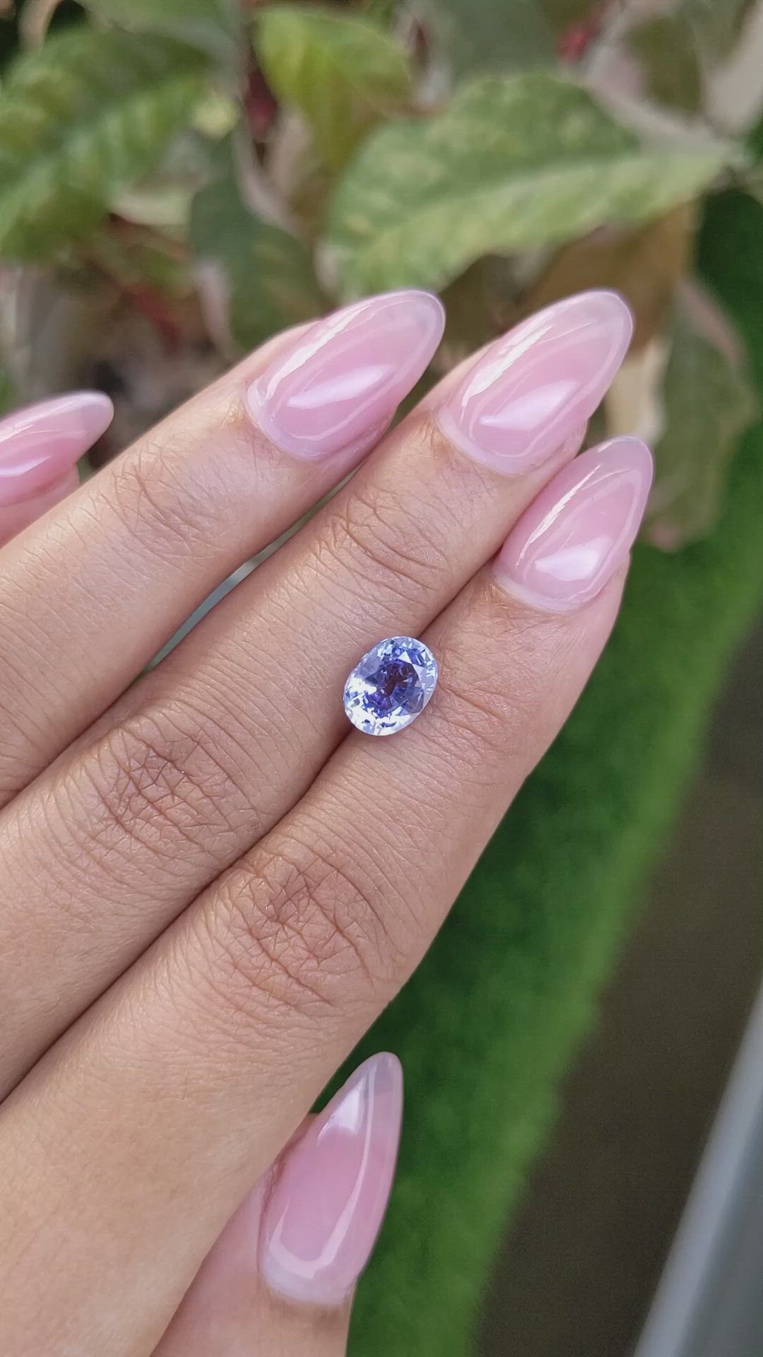 2.17 Ct. Blue Sapphire from Ceylon (Sri Lanka) Size Video