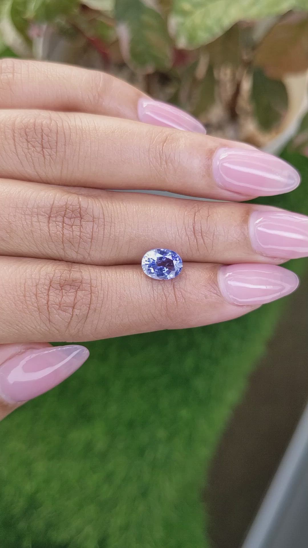 2.17 Ct. Blue Sapphire from Ceylon (Sri Lanka) Size Video