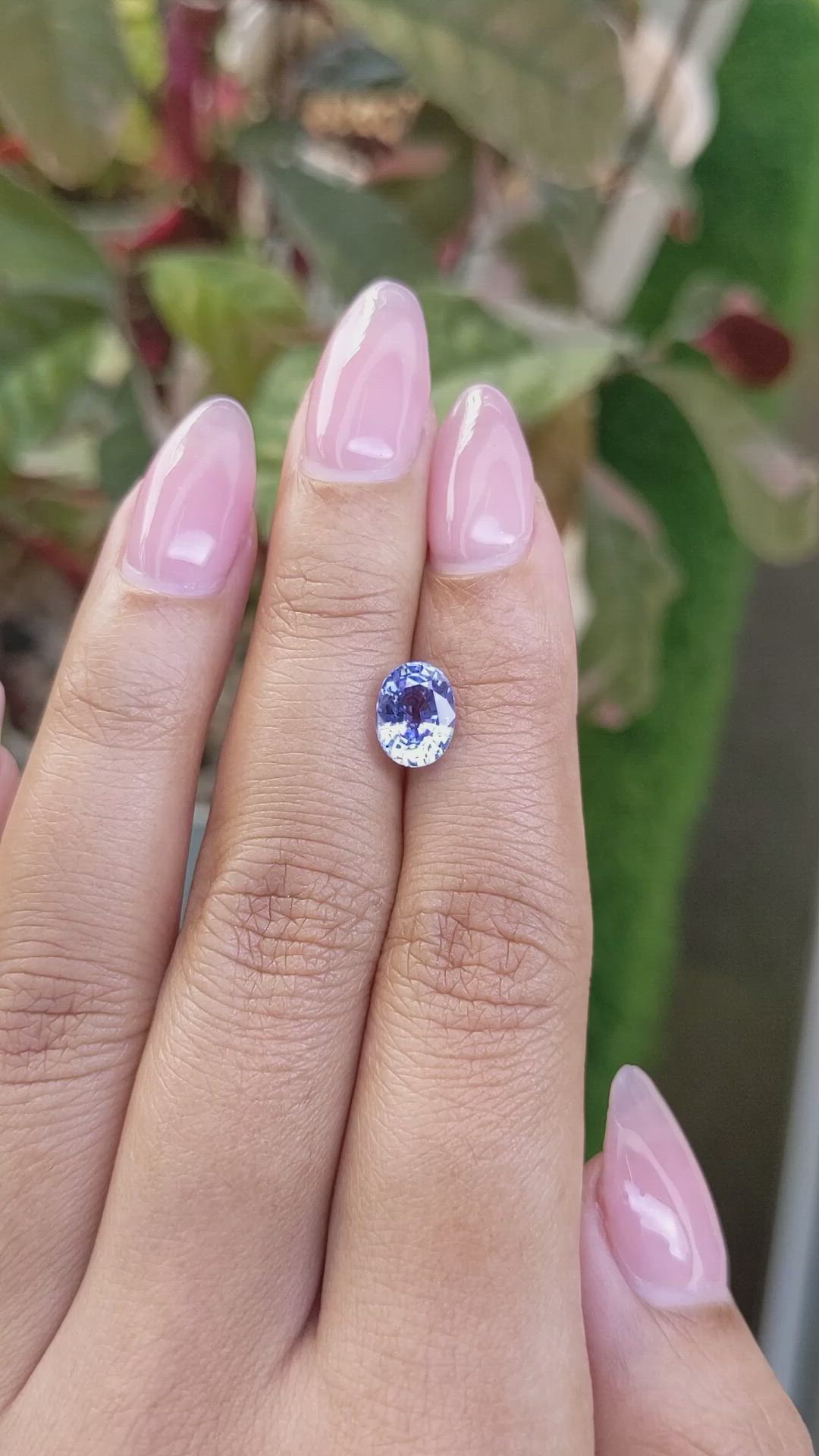 2.17 Ct. Blue Sapphire from Ceylon (Sri Lanka) Size Video