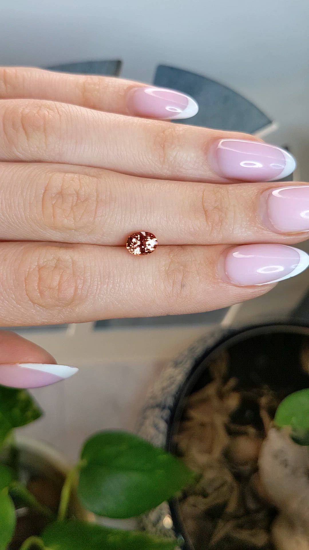 1.47 Ct. Padparadscha Sapphire from Madagascar Size Video