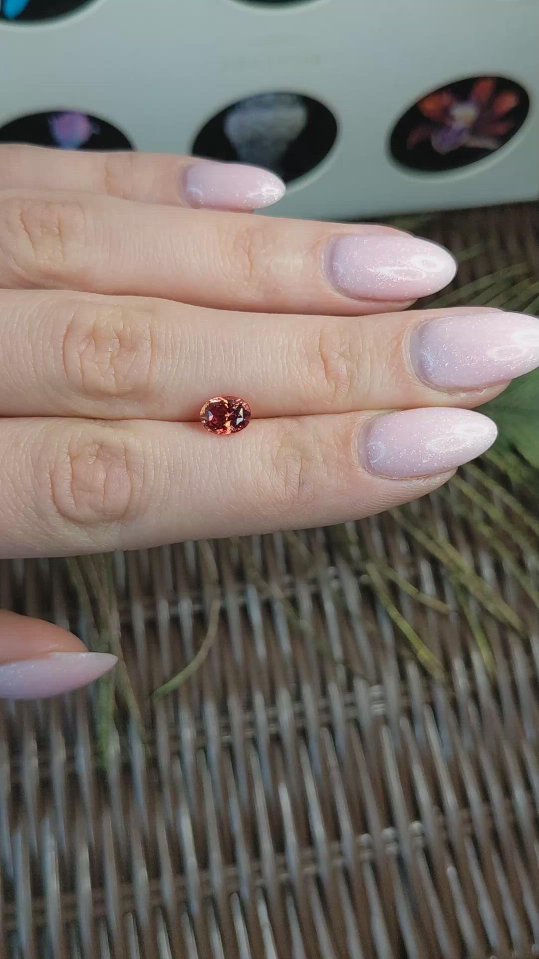 1.47 Ct. Padparadscha Sapphire from Madagascar Size Video