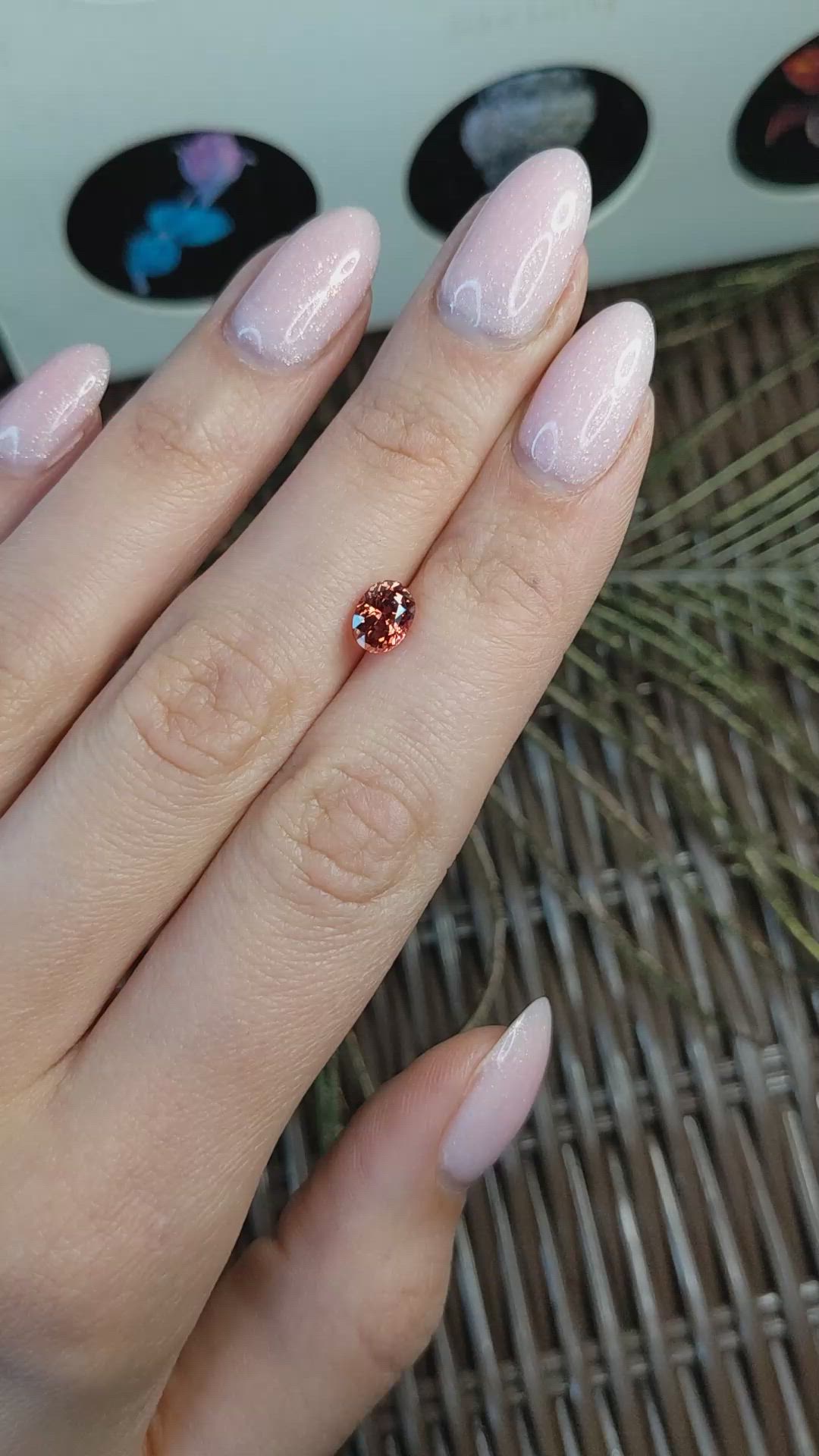 1.47 Ct. Padparadscha Sapphire from Madagascar Size Video