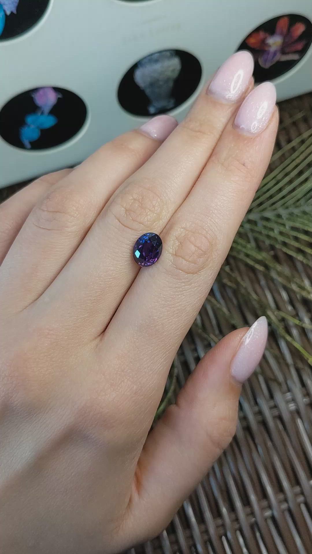 3.83 Ct. Purple Sapphire from Madagascar Size Video
