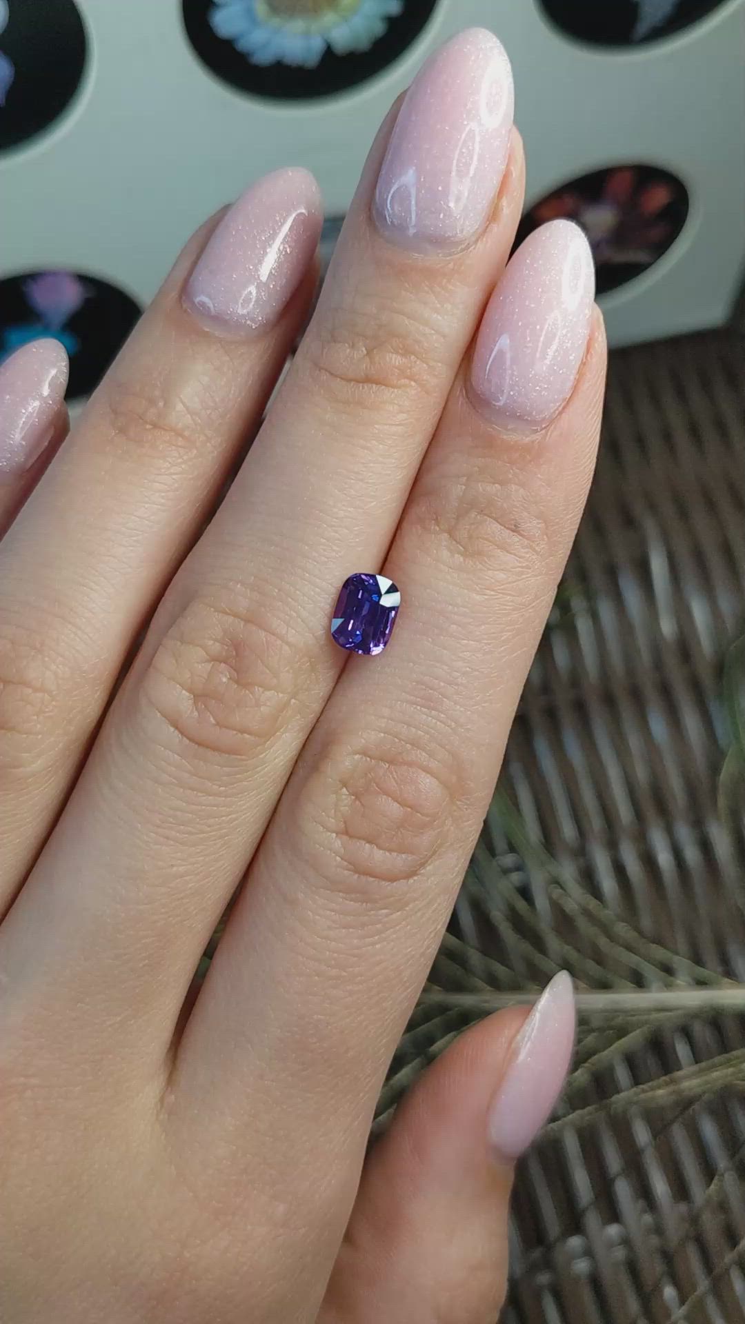 1.54 Ct. Bi Color / Parti Sapphire from Madagascar Size Video