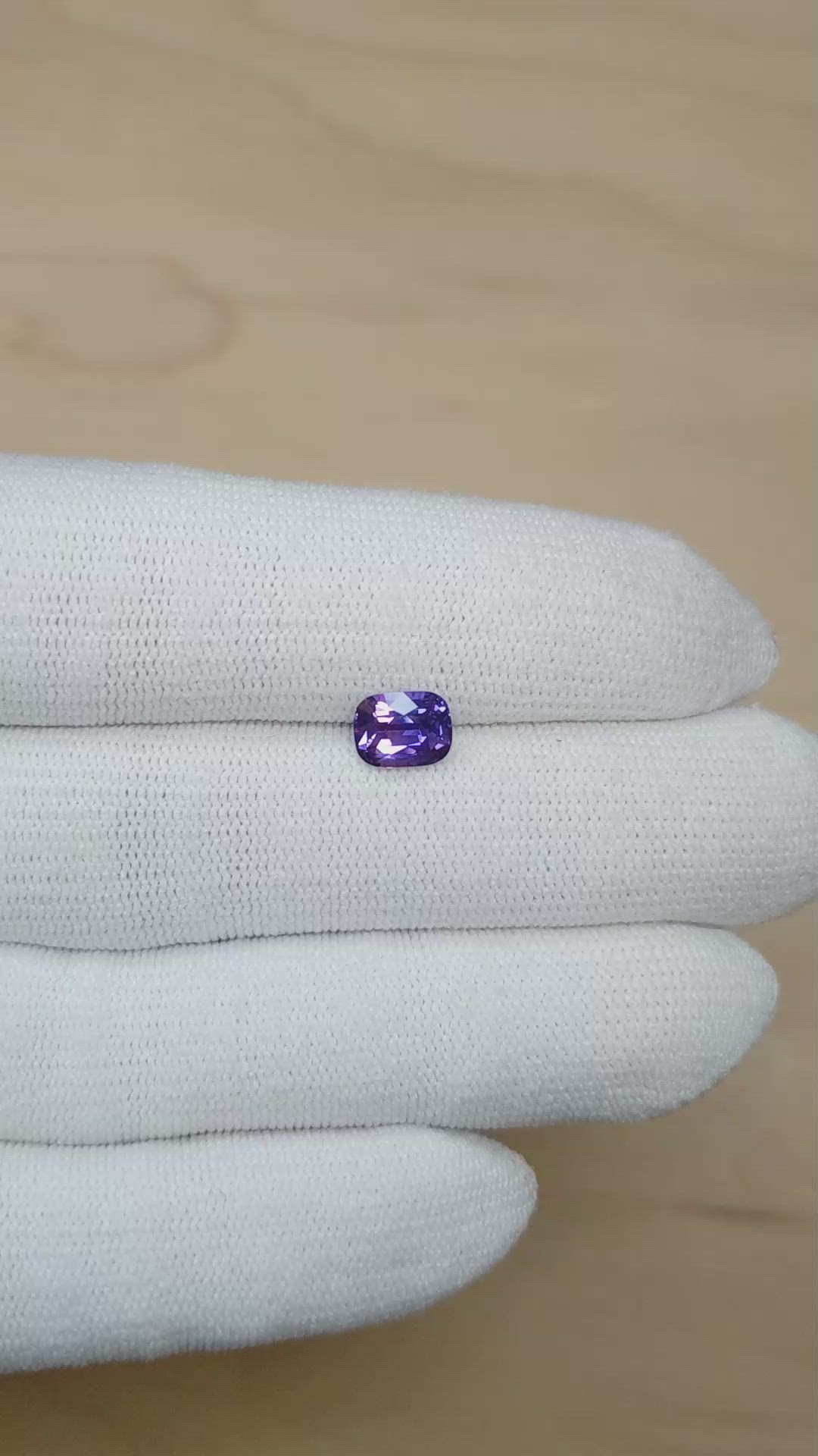1.54 Ct. Bi Color / Parti Sapphire from Madagascar Size Video