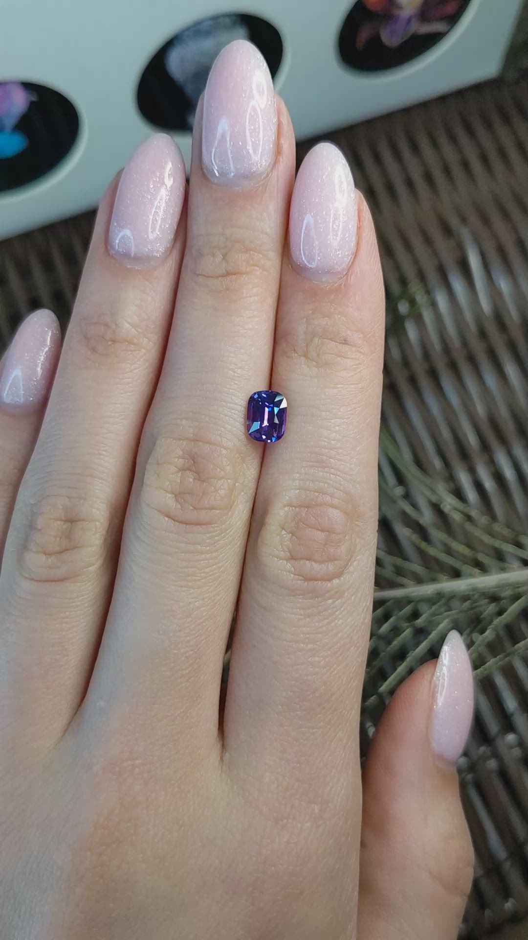 1.54 Ct. Bi Color / Parti Sapphire from Madagascar Size Video
