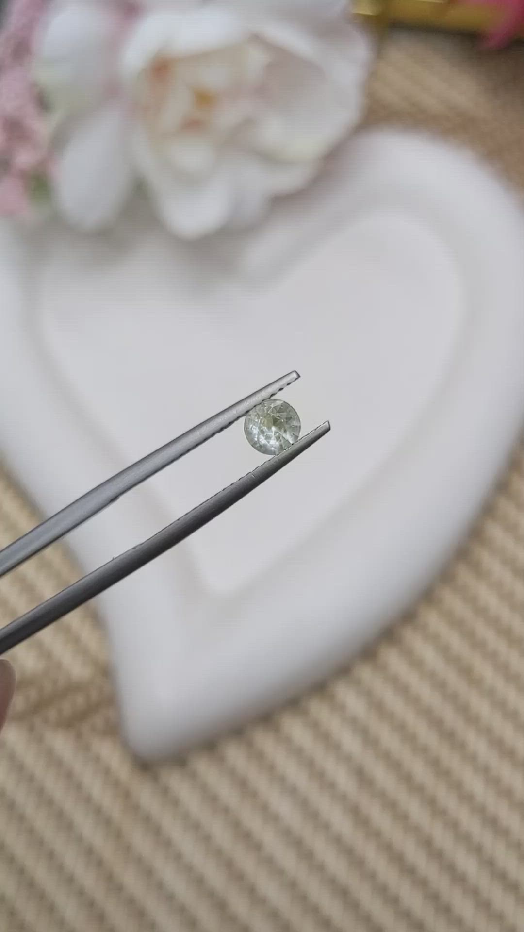 0.42 Ct. Yellow Sapphire from Ceylon (Sri Lanka) Size Video