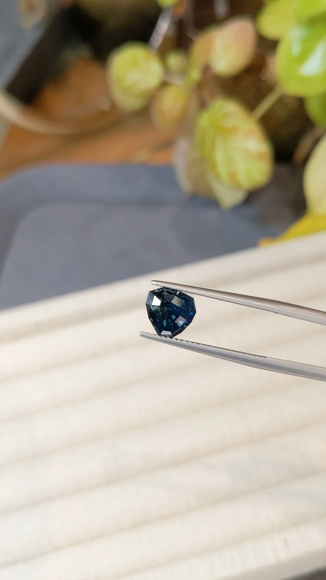 3.00 Ct. Bluish Green Sapphire from Ceylon (Sri Lanka) Size Video