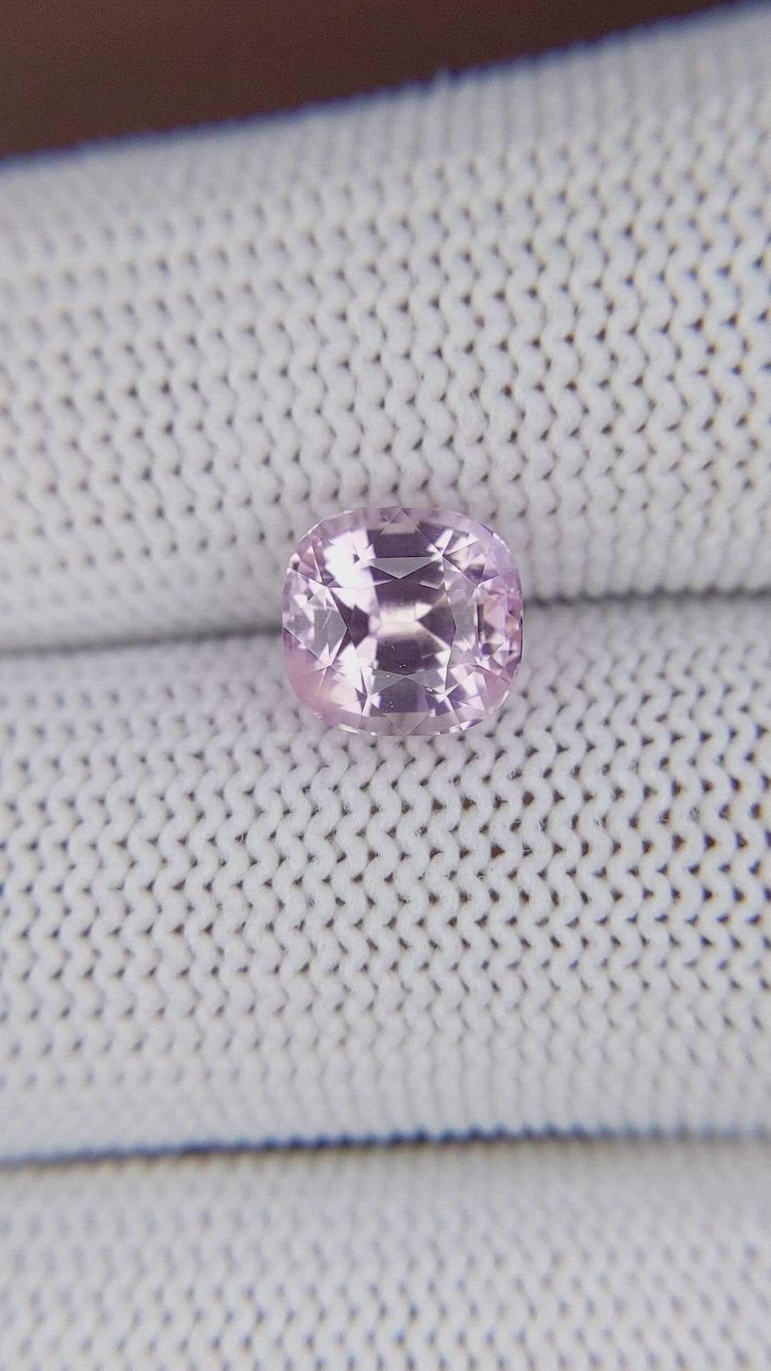 3.05 Ct. Purplish Pink Sapphire from Tanzania Size Video
