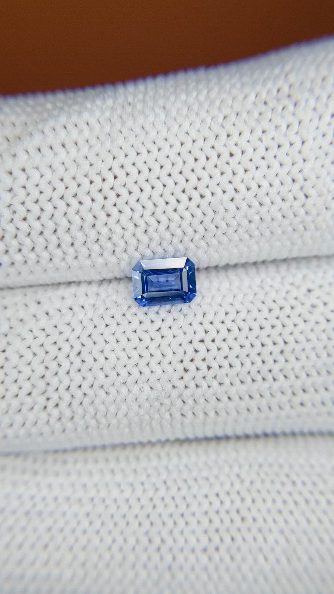 0.49 Ct. Blue Sapphire from Ceylon (Sri Lanka) Size Video