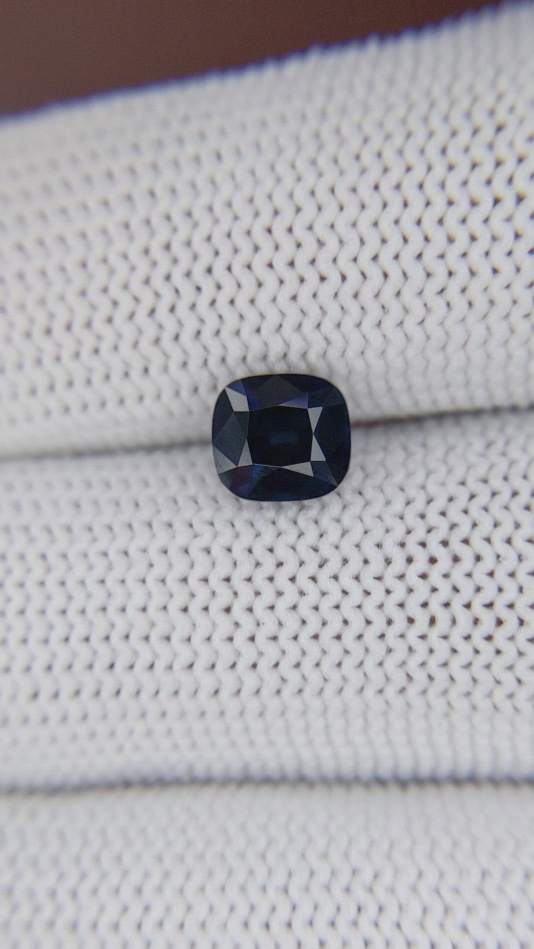 1.53 Ct. Blue Sapphire from Ceylon (Sri Lanka) Size Video