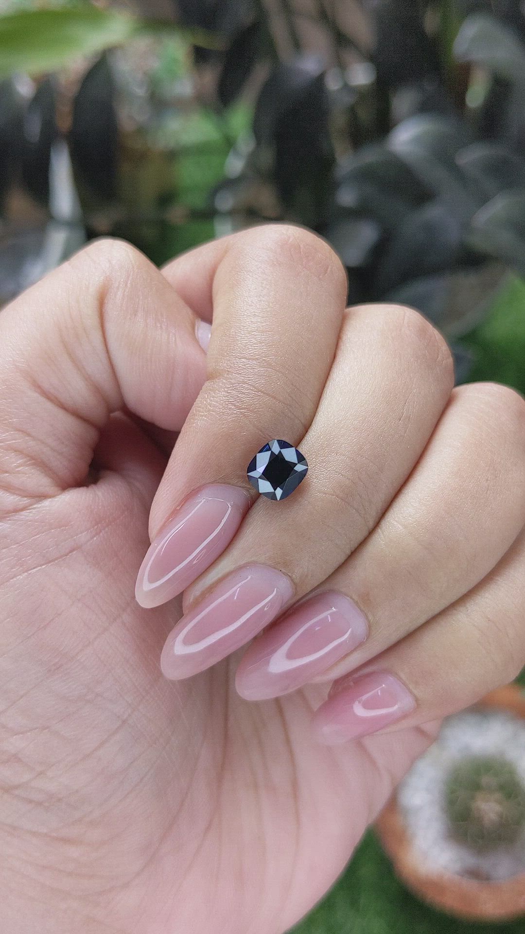 1.53 Ct. Blue Sapphire from Ceylon (Sri Lanka) Size Video